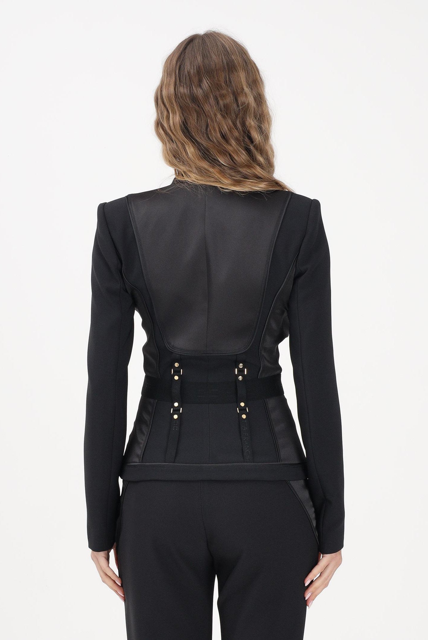 ELISABETTA FRANCHI Giacca bustier nera da donna GI23362E2 110 ELISABETTA FRANCHI
