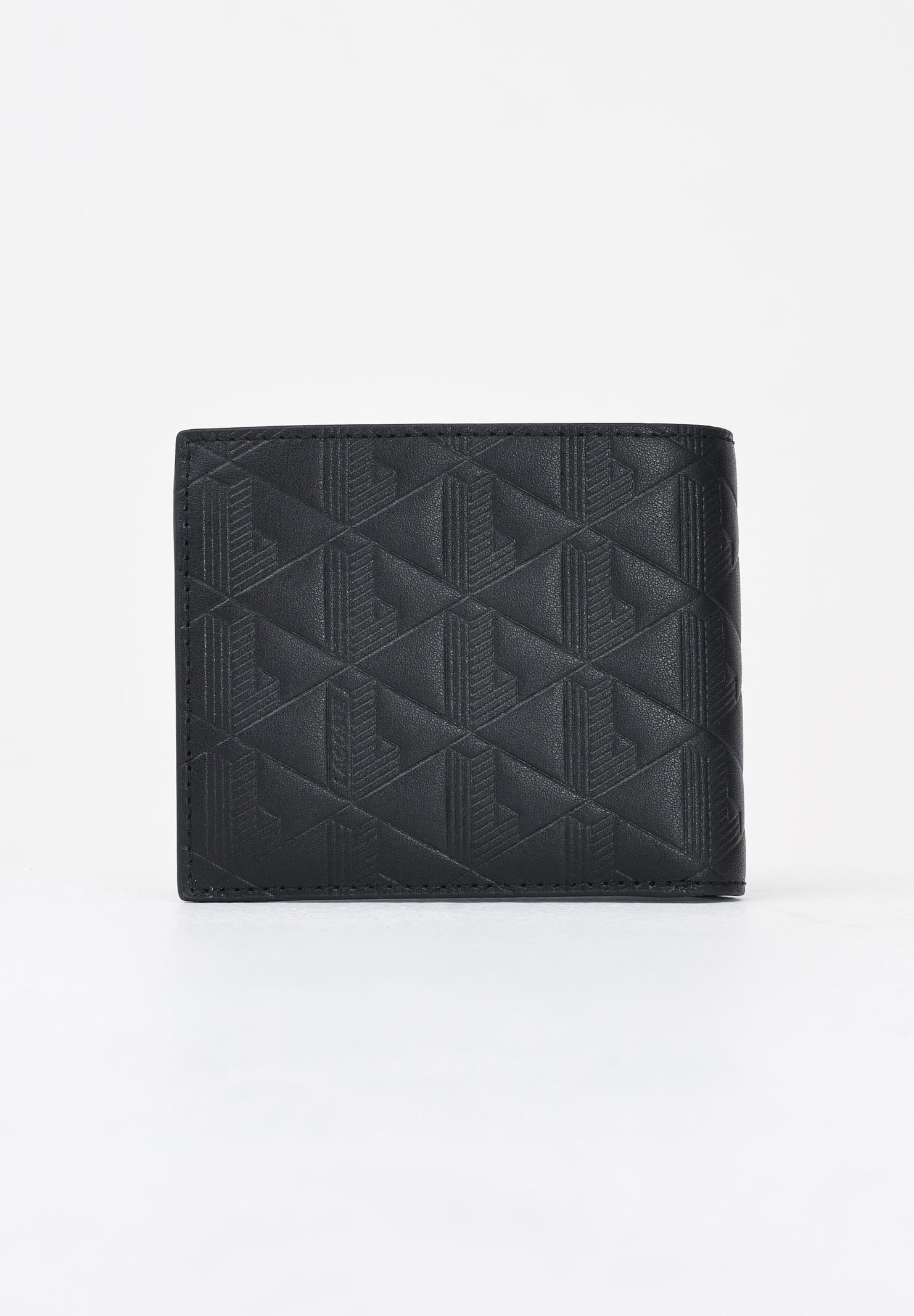 LACOSTE Portafogli Mogramme nero da uomo NH4400 000 LACOSTE
