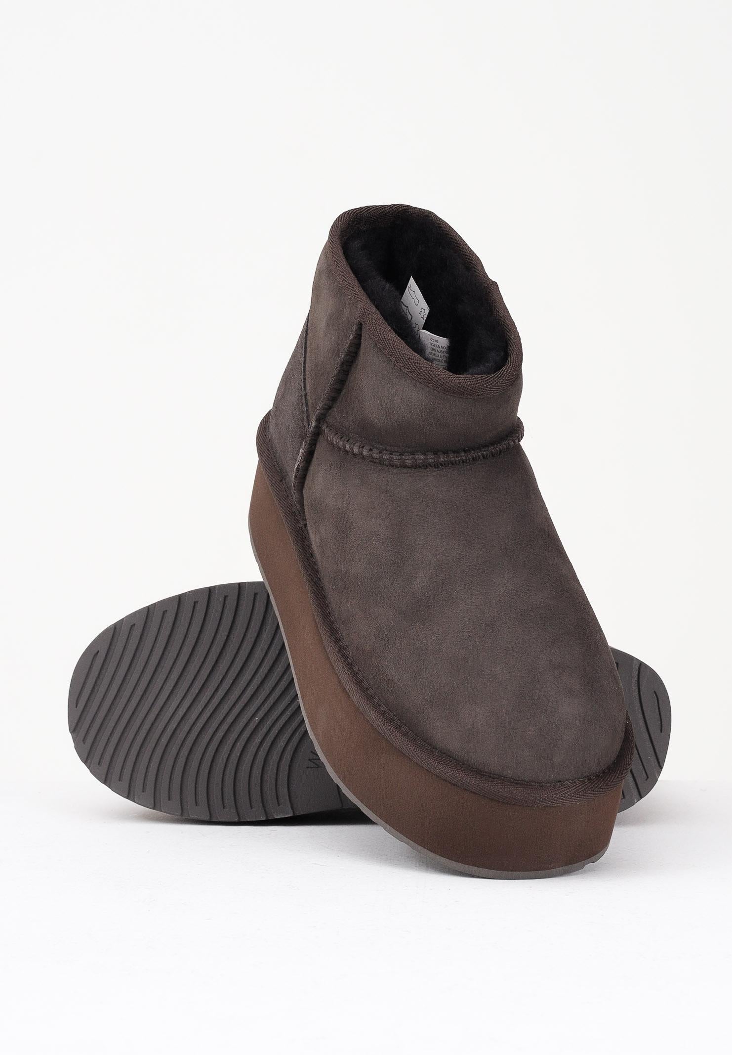 EMU Stivali bassi Stinger Micro Flatform marroni da donna W13082 CHOC EMU