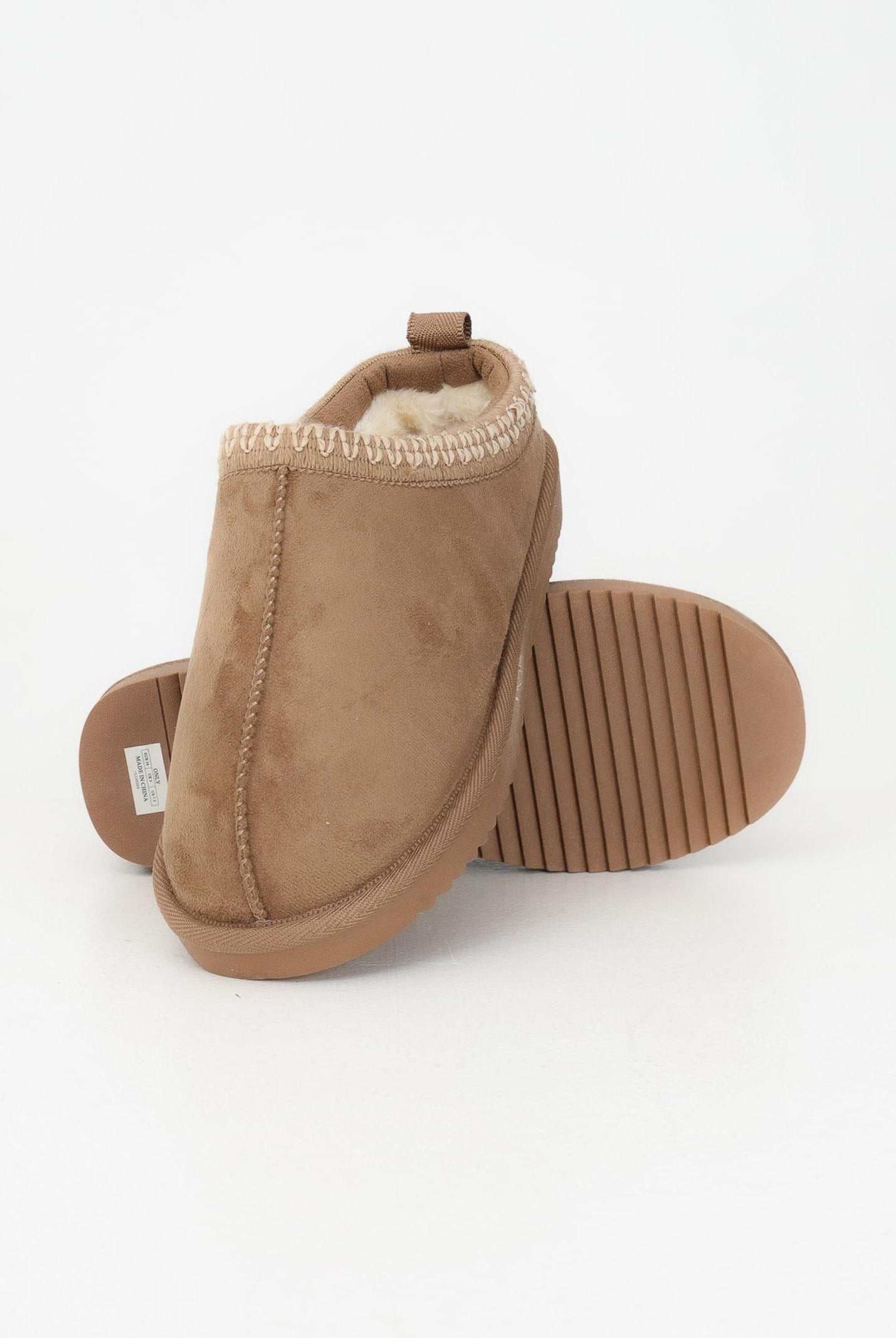 ONLY Mocassini in ecopelle scamosciata cognac da donna 15336069 Cognac ONLY