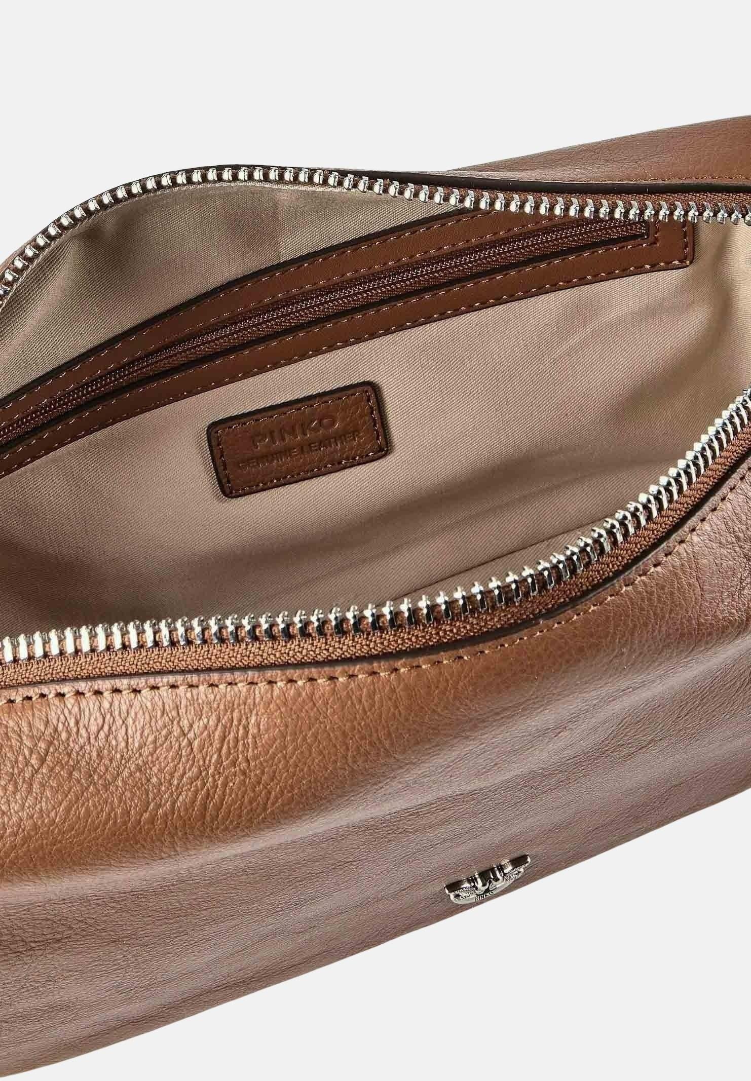 PINKO Borsa a spalla Trittico cuoio da donna 106761A2JG L17O PINKO