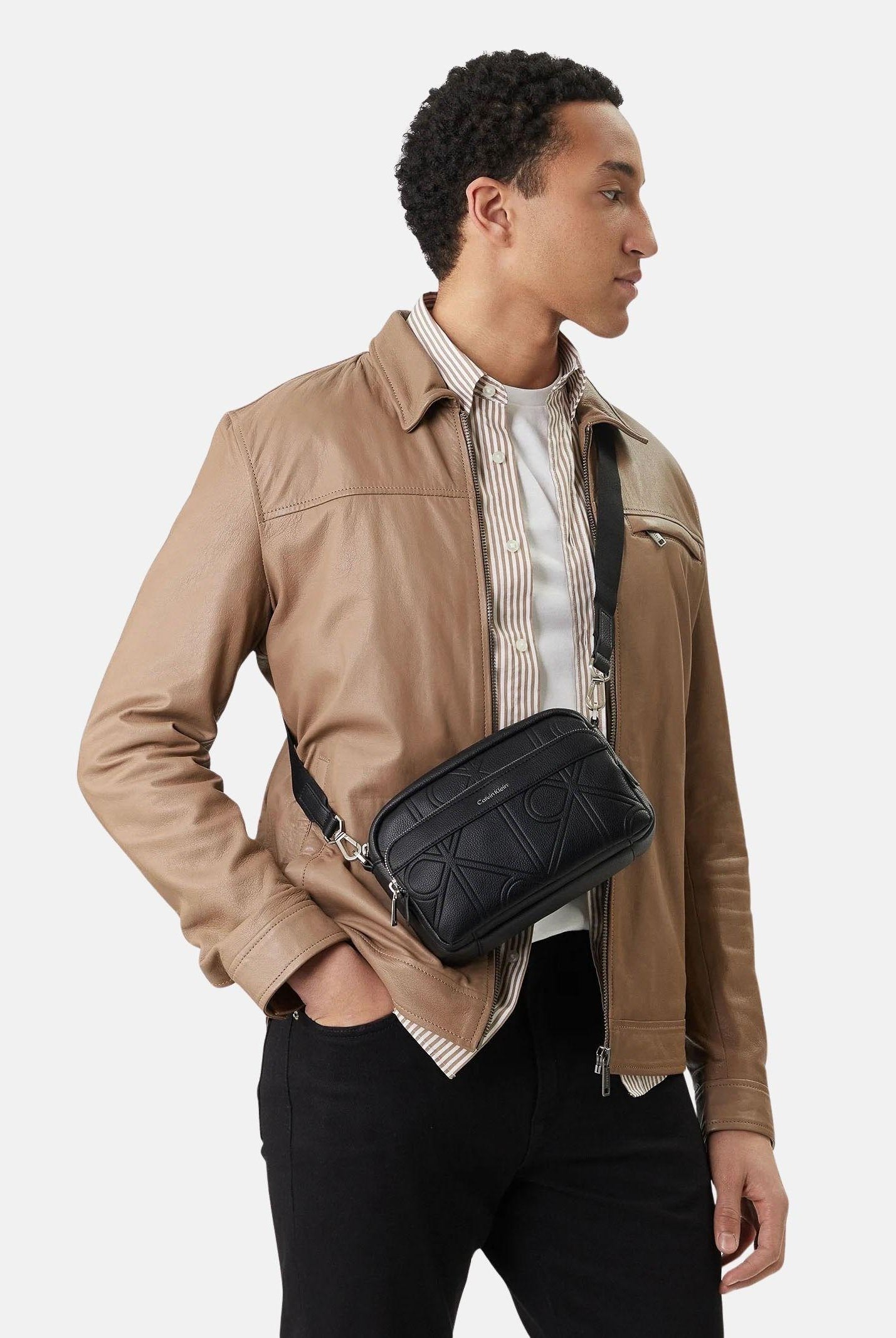 CALVIN KLEIN borsa a tracolla Black nero uomo LV04D3330G UB1 CALVIN KLEIN