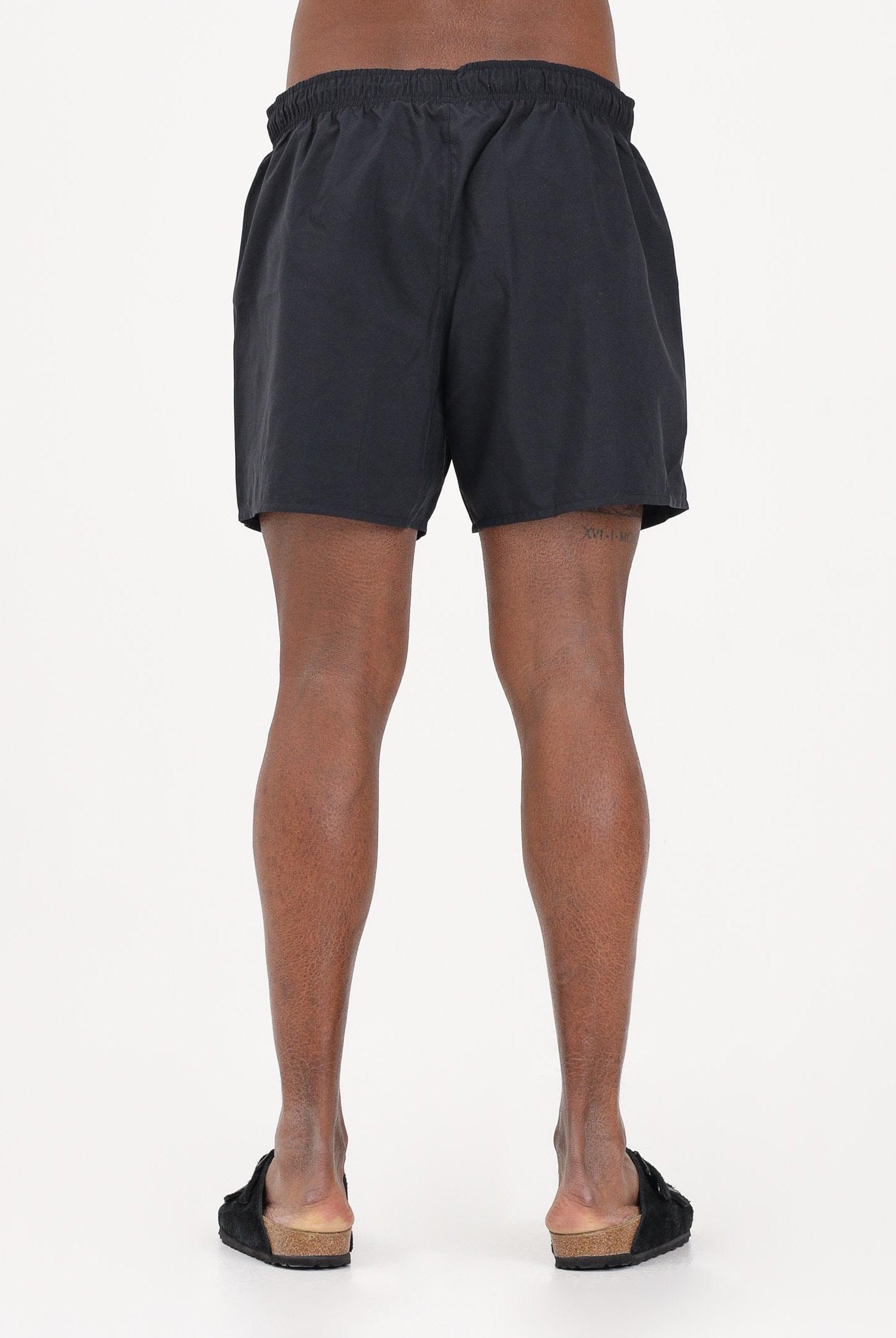 LACOSTE Shorts mare nero da uomo con patch logo MH6270 964 LACOSTE