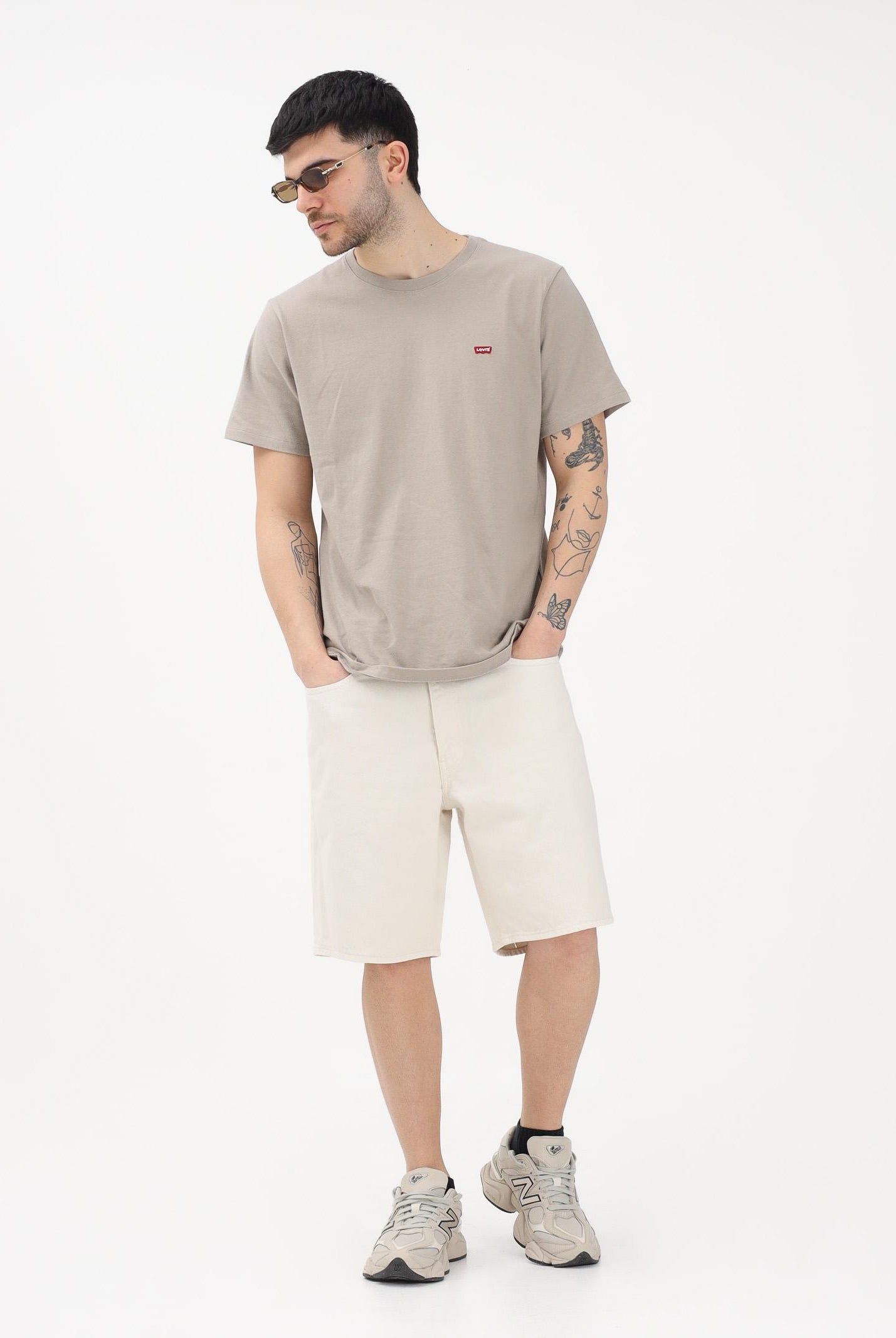 LEVI'S Shorts 468™ Loose in denim panna da uomo A8461-0040 . LEVI'S®