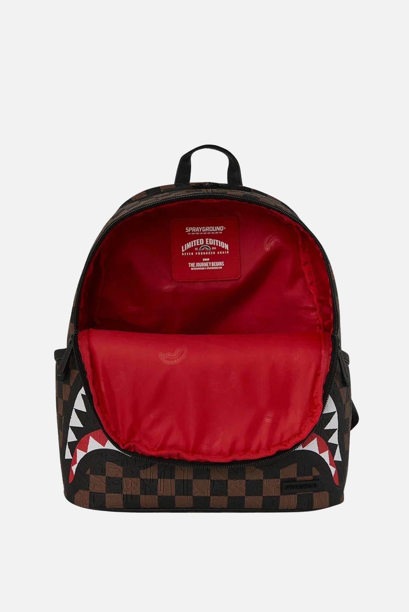 SPRAYGROUND Zaino CHECK 2 EMBOSS SAVAGE BACKPACK marrone da donna 910B8233NSZ . SPRAYGROUND