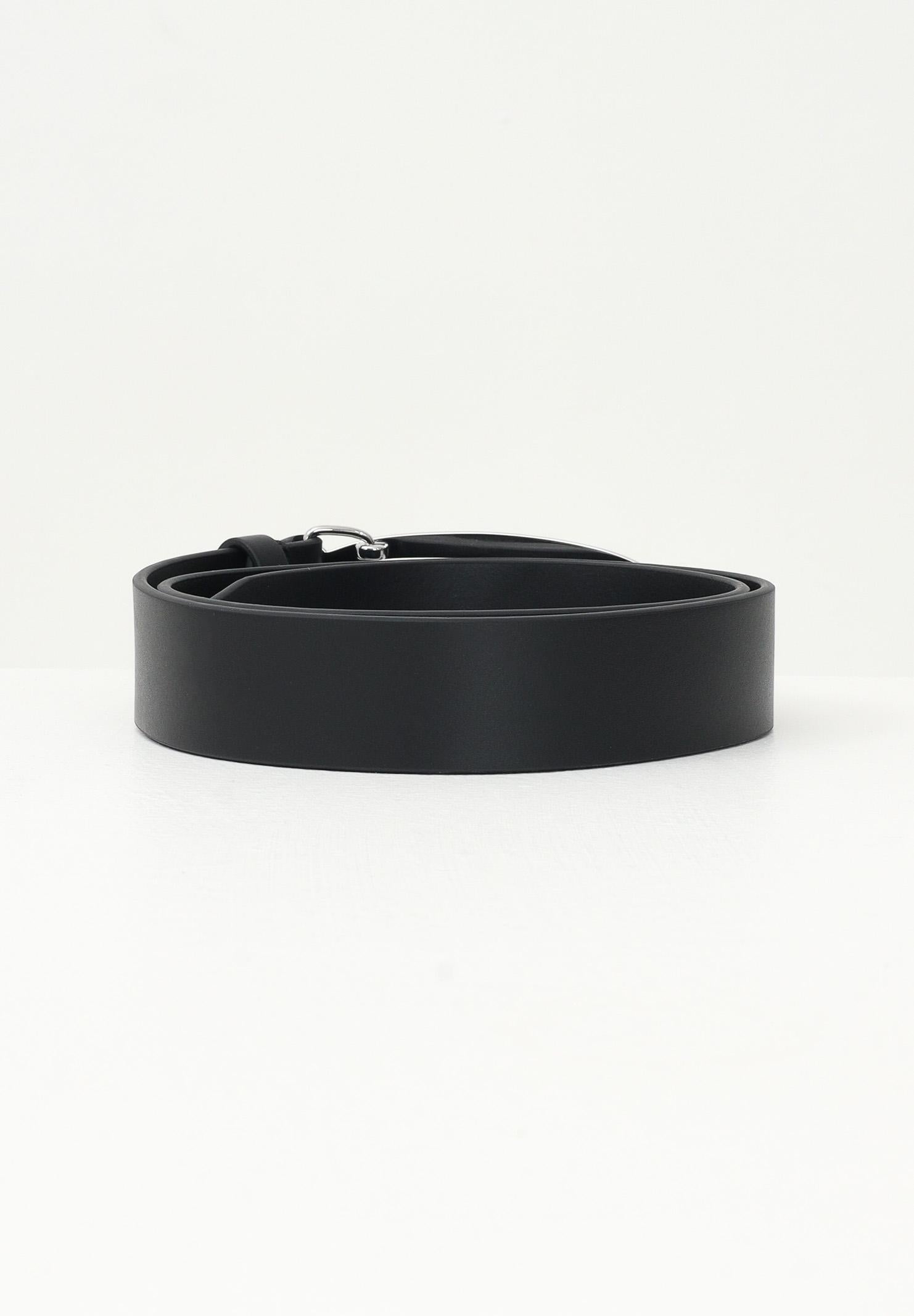 DSQUARED2 Cintura nera da donna con maxi fibbia logo DQ2914D005Z DQ900 DSQUARED2