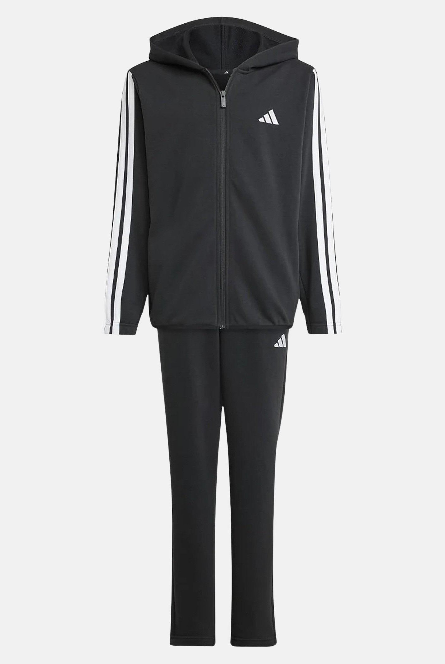 ADIDAS PERFORMANCE Tuta Essentials nera per bambino e bambina JD6505 . ADIDAS PERFORMANCE