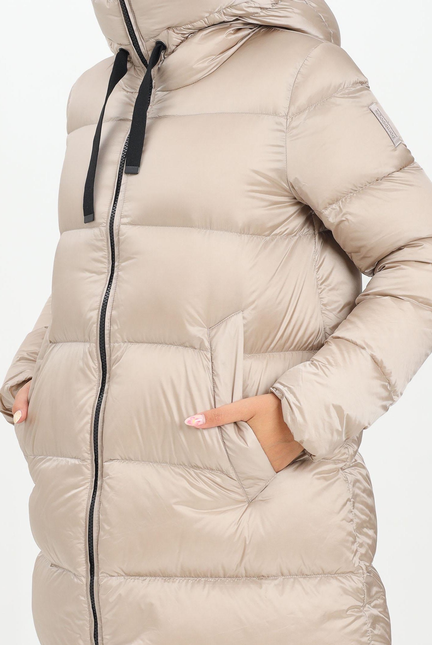 BOMBOOGIE Piumino Geneva beige da donna CW6630DLC5 180 BOMBOOGIE