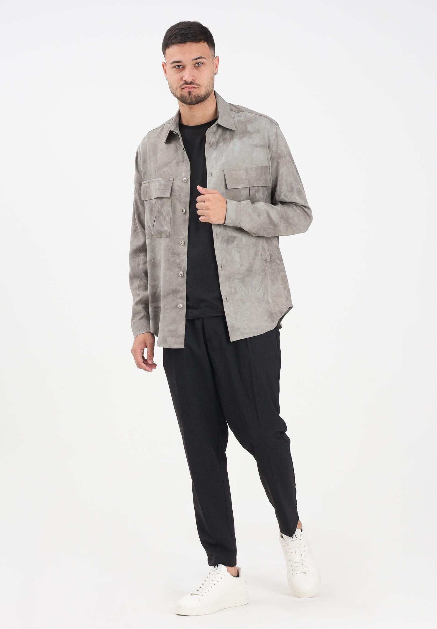 YES LONDON Pantalone nero da uomo XP3336CART14 NE YES LONDON