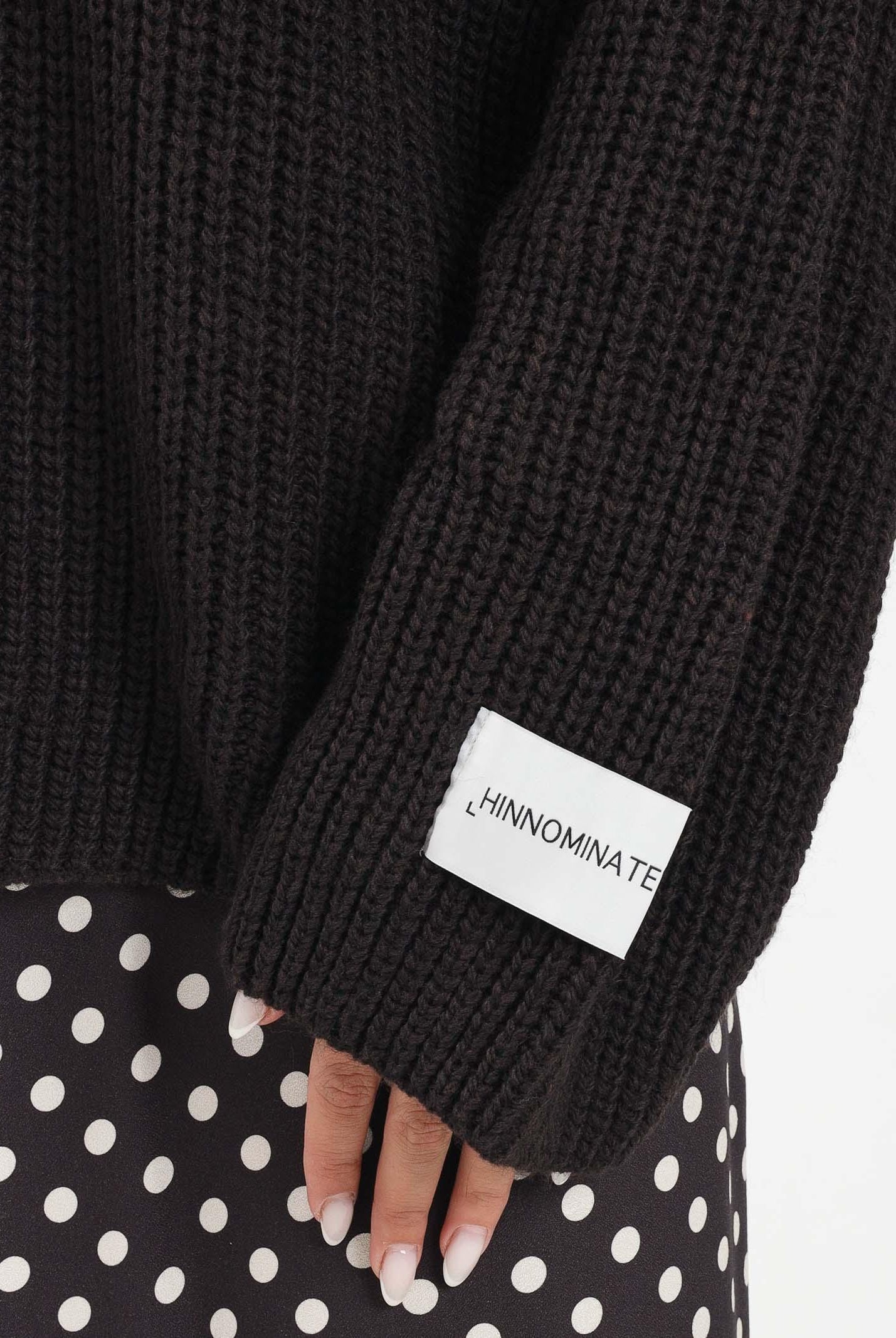 HINNOMINATE Maglione marrone da donna HMABW02173 MA03 HINNOMINATE