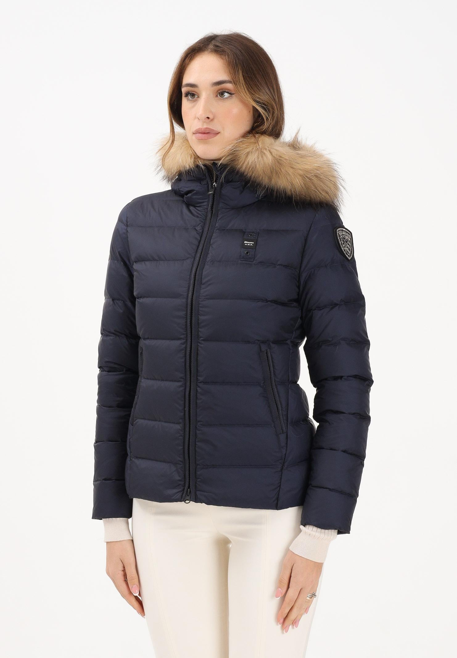 BLAUER Piumino ARCADIA blu da donna 25WBLDC03099-A06047 888LT BLAUER