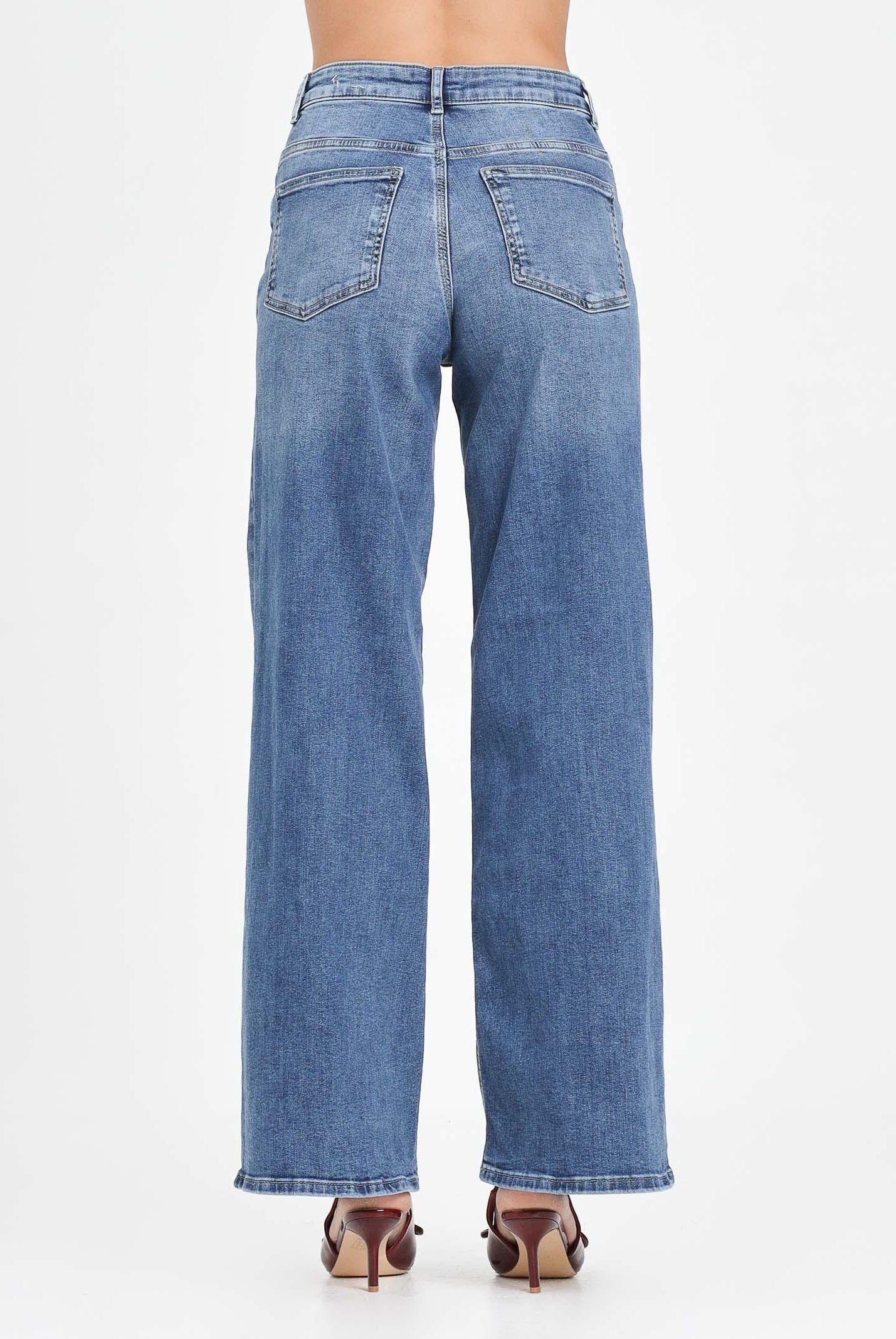 ONLY Jeans in denim da donna dal taglio wide leg 15282980 MediumBlueDen ONLY