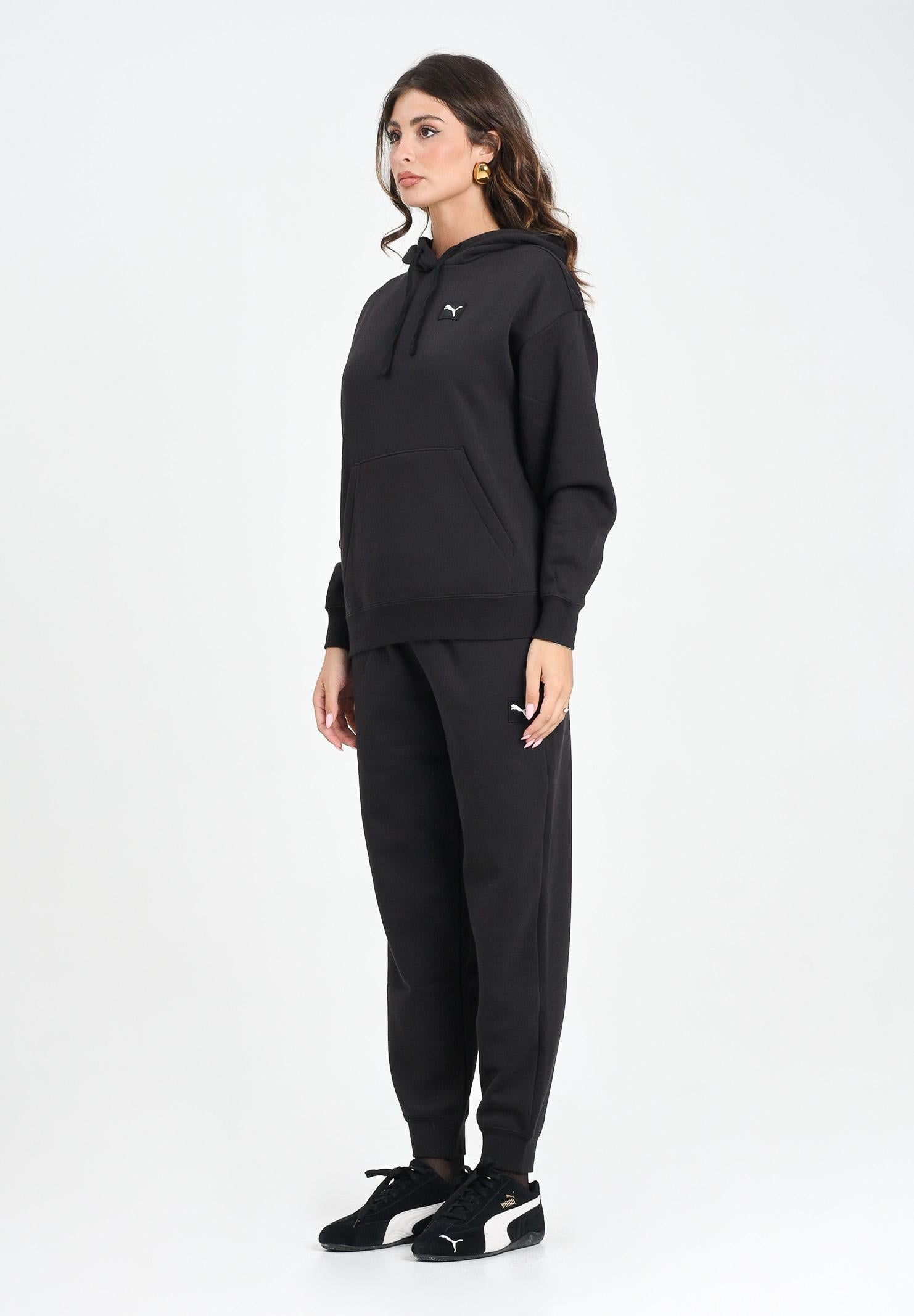 PUMA Tuta Loungewear nera da donna 689346 01 PUMA