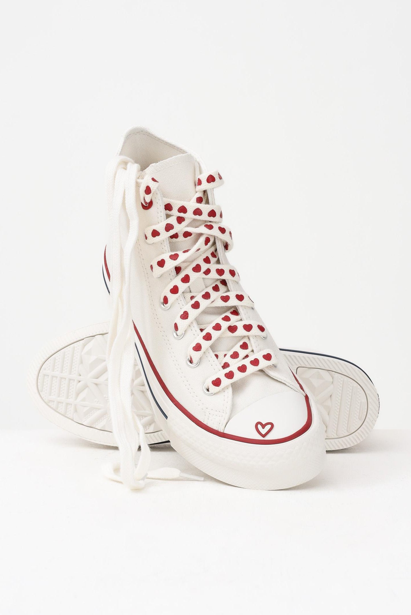 CONVERSE Sneakers Chuck Taylor All Star Lift Platform Valentine's Day panna da donna A19062C . CONVERSE