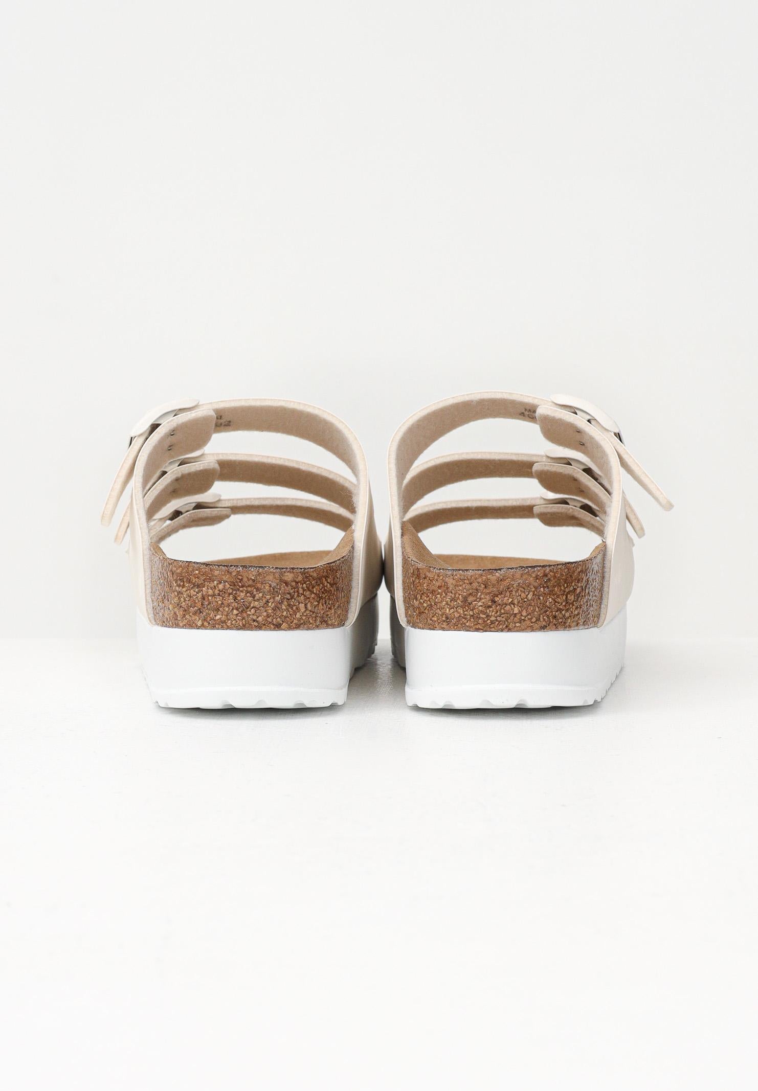 BIRKENSTOCK Ciabatte Florida III PAP Flex Platform panna da donna 1029751 . BIRKENSTOCK