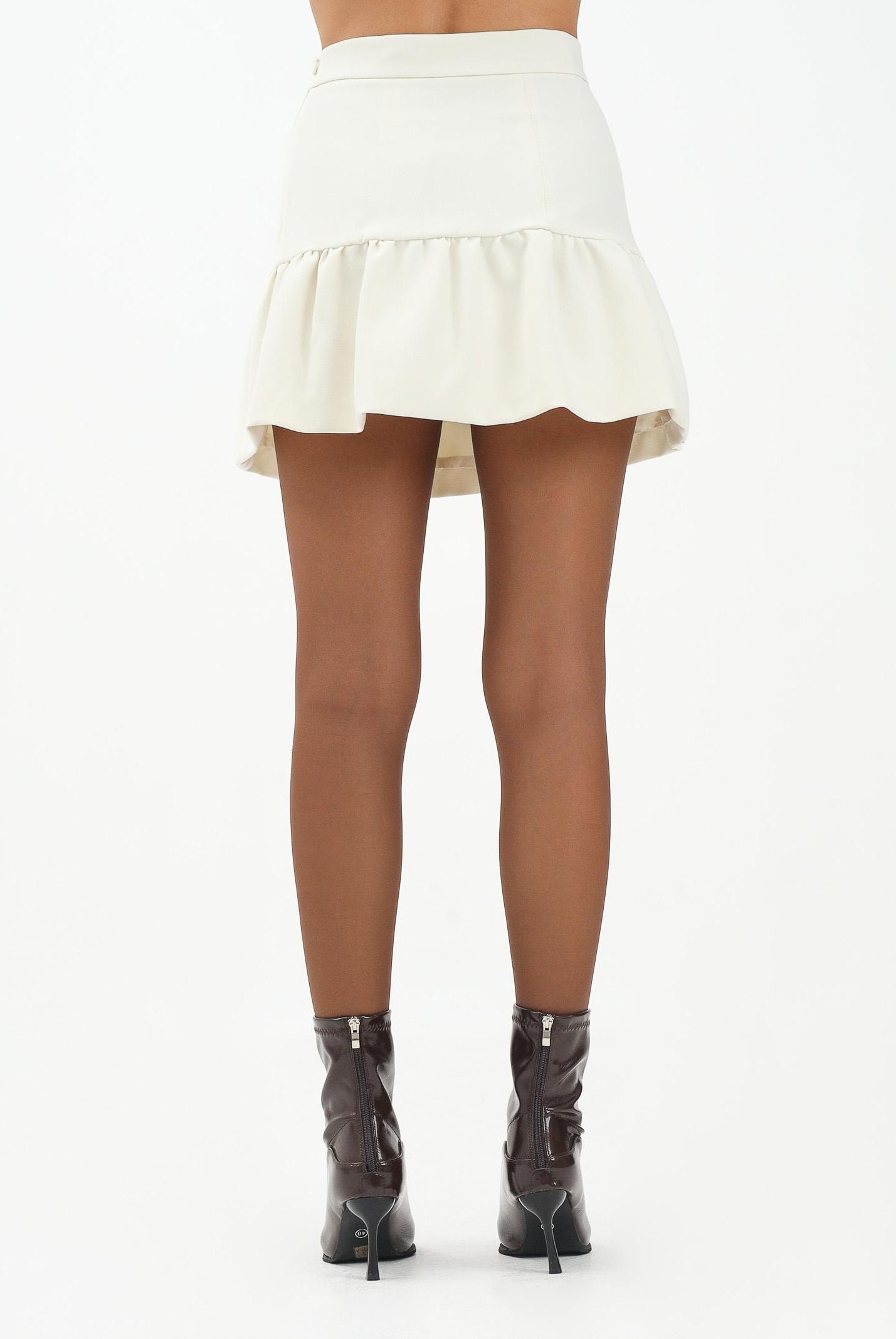 PINKO Gonna corta panna da donna 105767A2QV Z00 PINKO