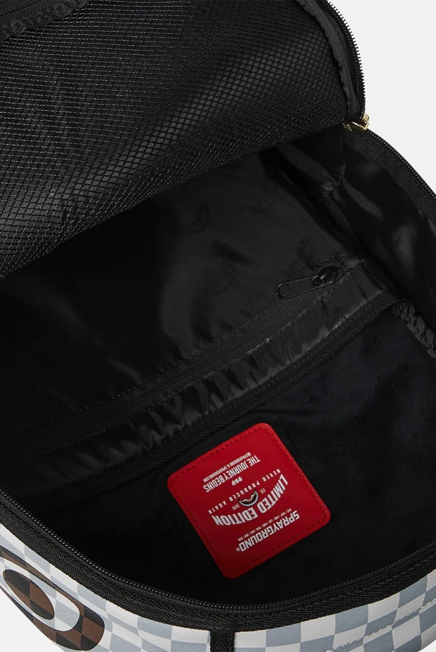 SPRAYGROUND Zaino SIP BROWN AND CREAM TEAR DLXSV BACKPACK grigio e marrone per uomo e donna 910B8290NSZ . SPRAYGROUND