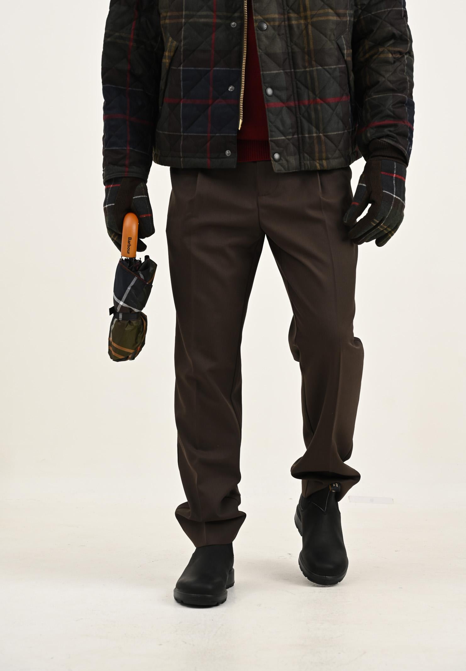 SELECTED HOMME Pantalone elegante marrone da uomo 16098637 Demitasse SELECTED HOMME