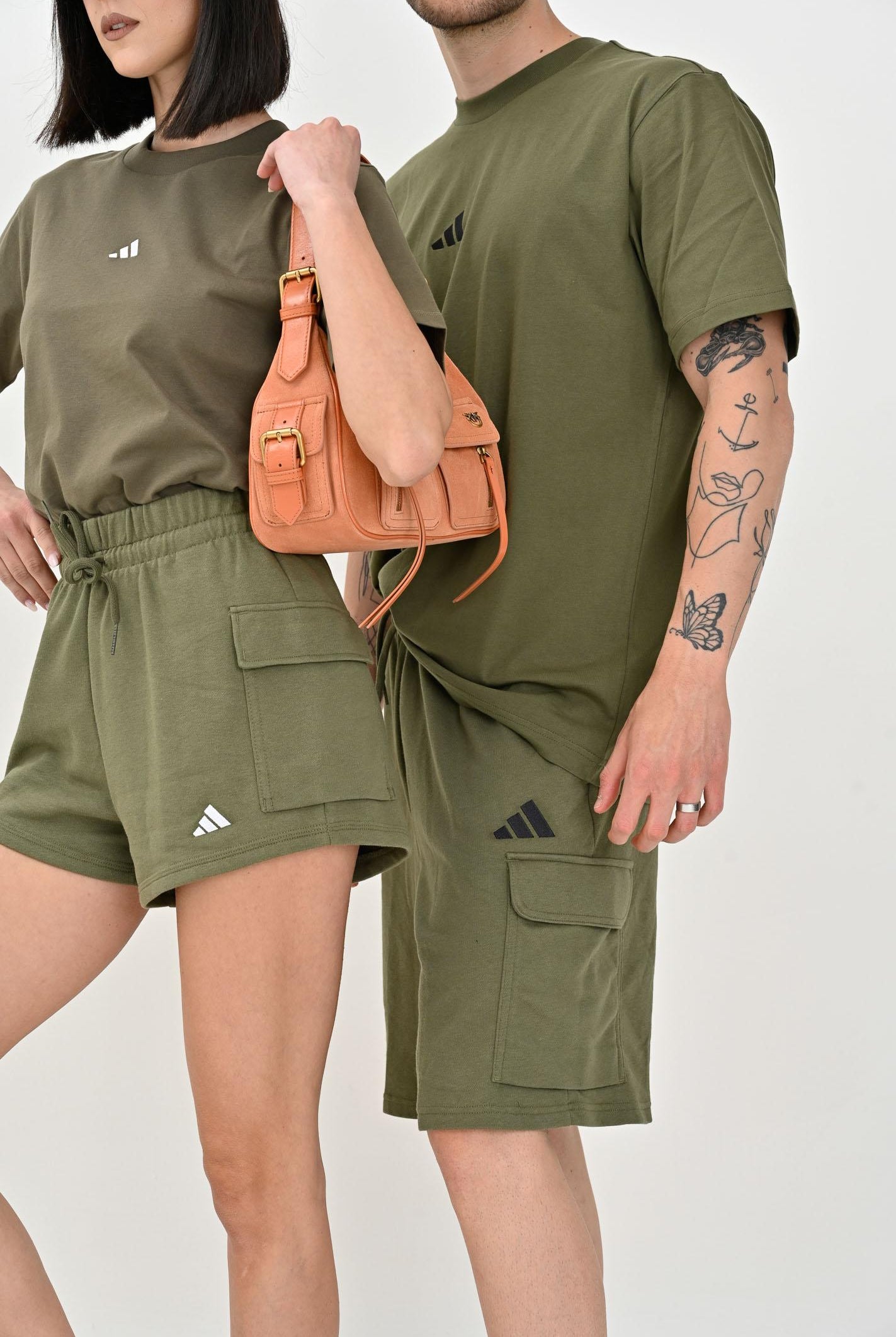 ADIDAS PERFORMANCE Shorts sportivo Essentials Cargo verde da uomo JE6292 . ADIDAS PERFORMANCE