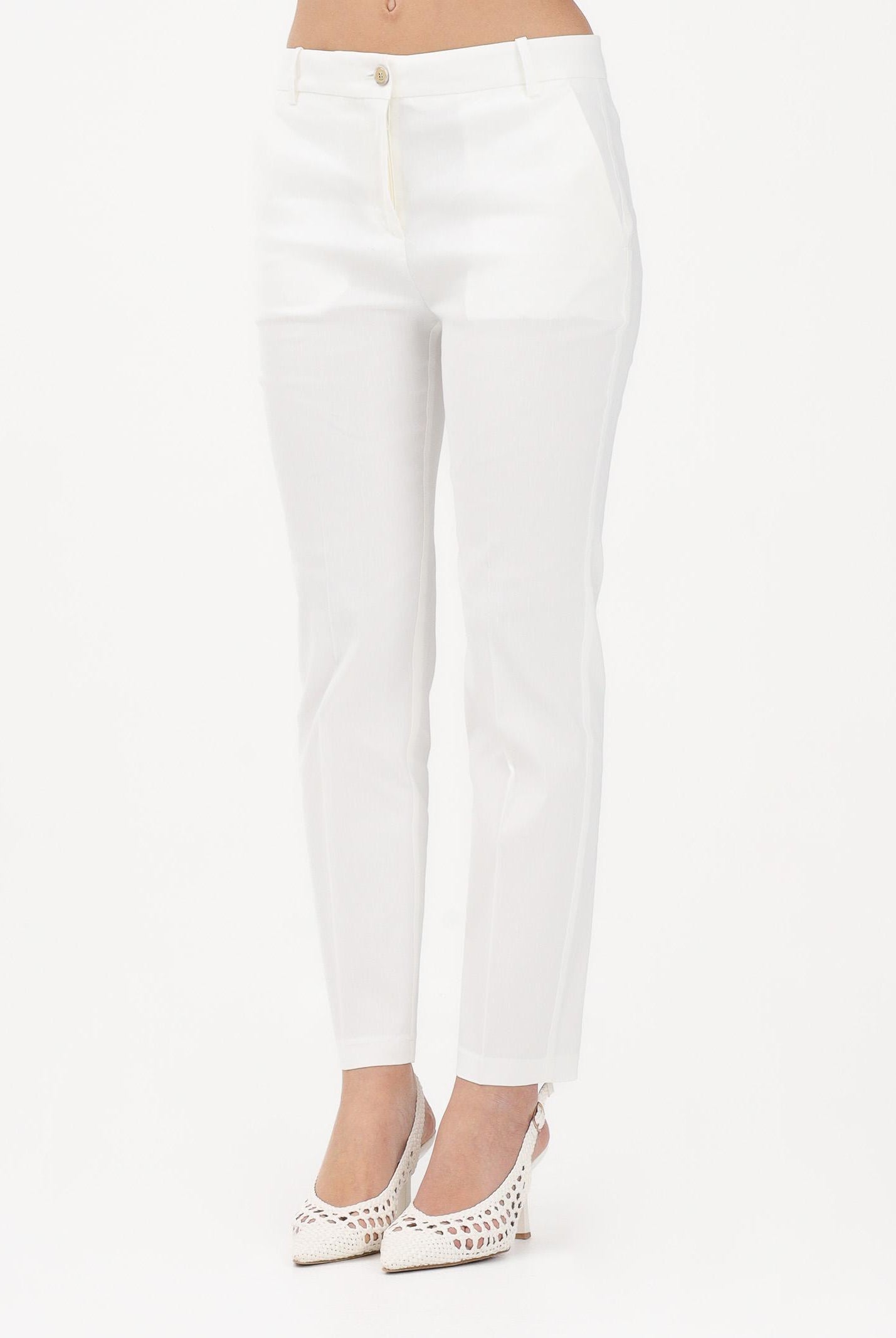 PINKO Pantalone elegante bianco da donna 100155A34I Z05 PINKO
