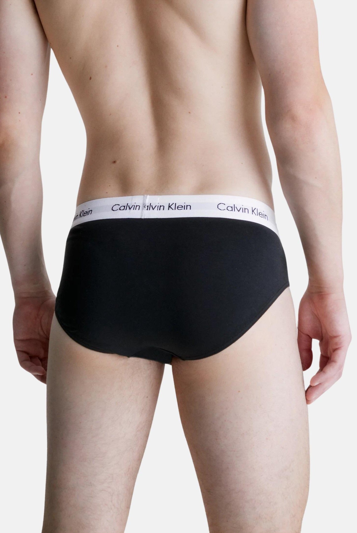 CALVIN KLEIN Set da tre slip neri da uomo 0000U2661G 001 CALVIN KLEIN
