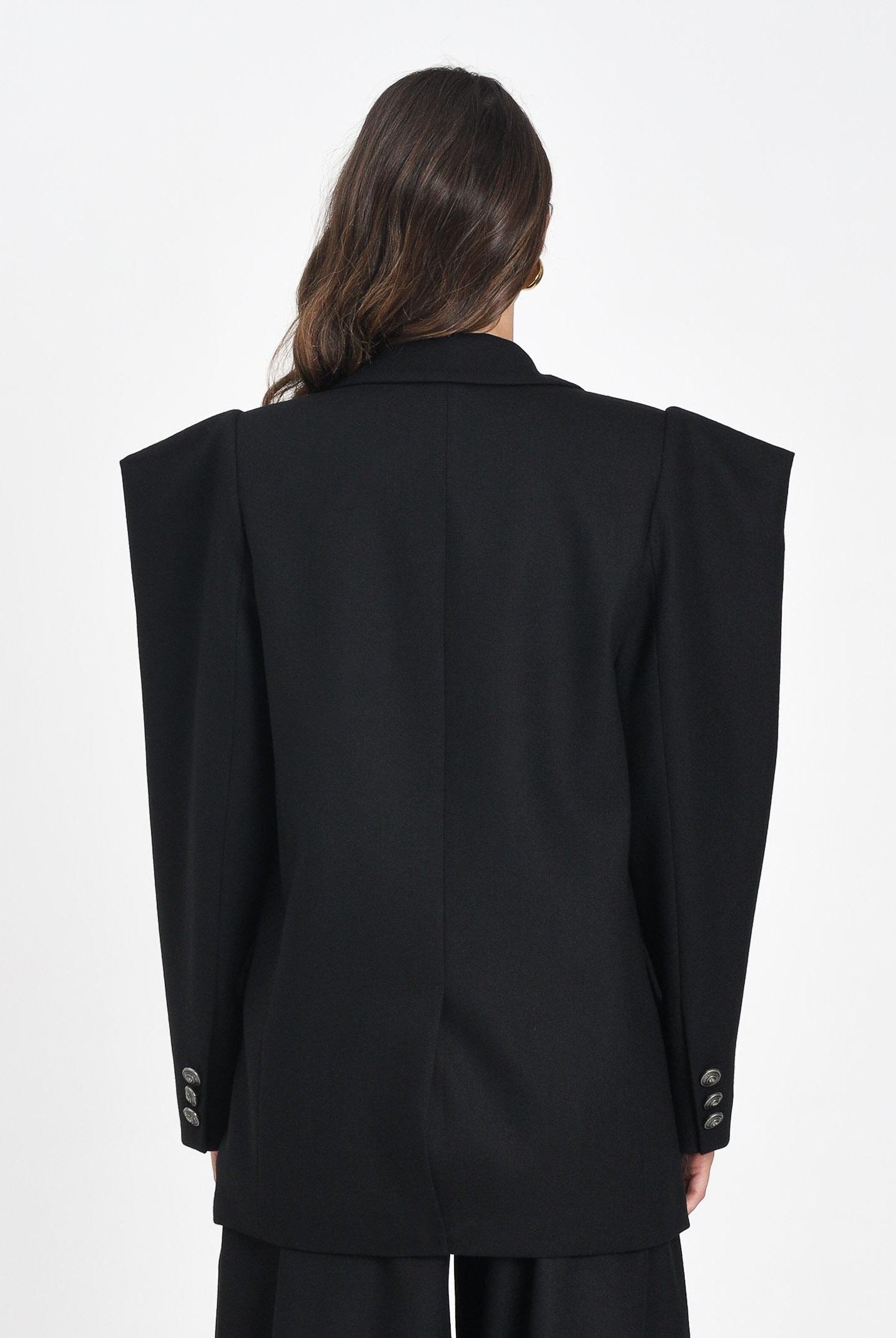 VERSACE JEANS COUTURE Giacca strutturata nera da donna 79HAQ705N0542 899 VERSACE JEANS COUTURE