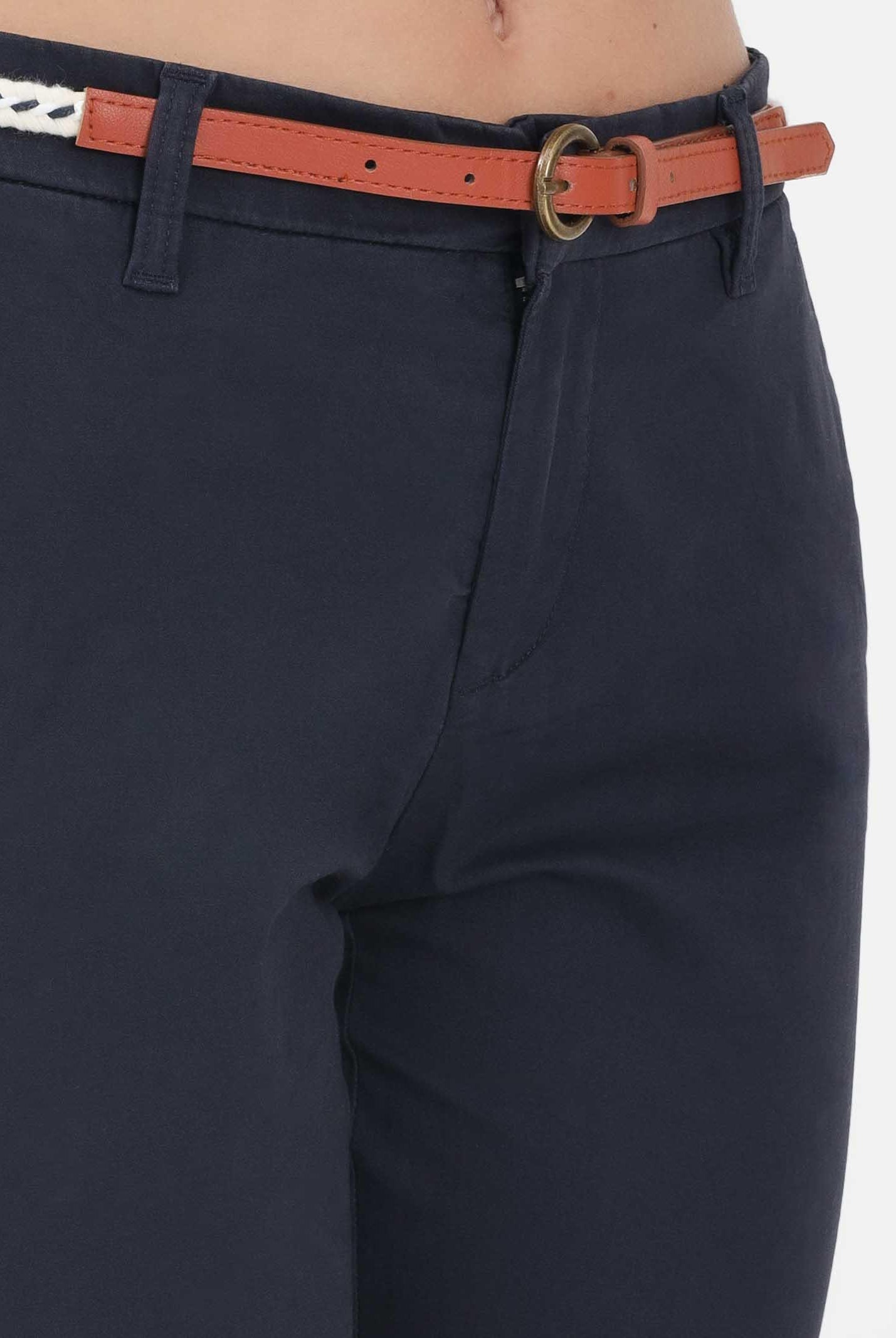 ONLY Pantalone blu da donna con cintura 15218519 NISK ONLY