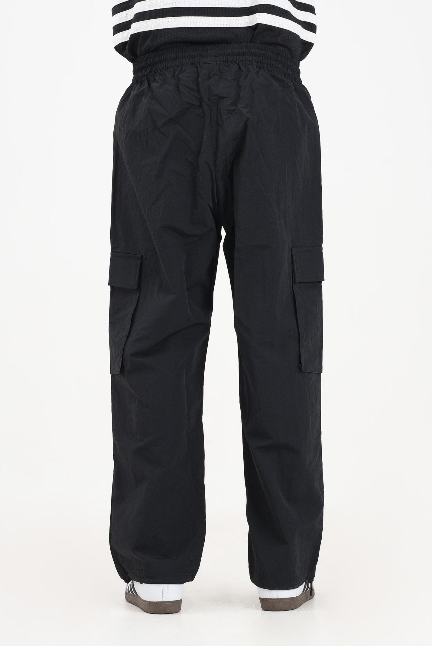 ADIDAS ORIGINALS Pantalone sportivo Front Stripes Woven Cargo nero da uomo JV9892 ADIDAS ORIGINALS