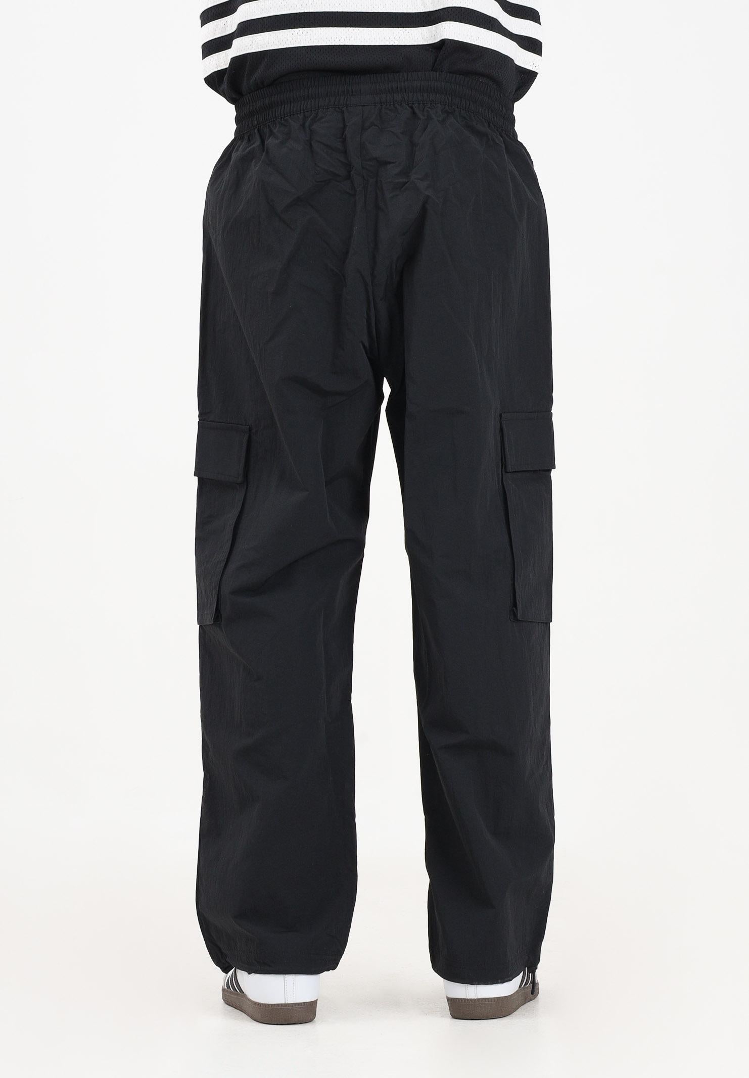 ADIDAS ORIGINALS Pantalone sportivo Front Stripes Woven Cargo nero da uomo JV9892 ADIDAS ORIGINALS