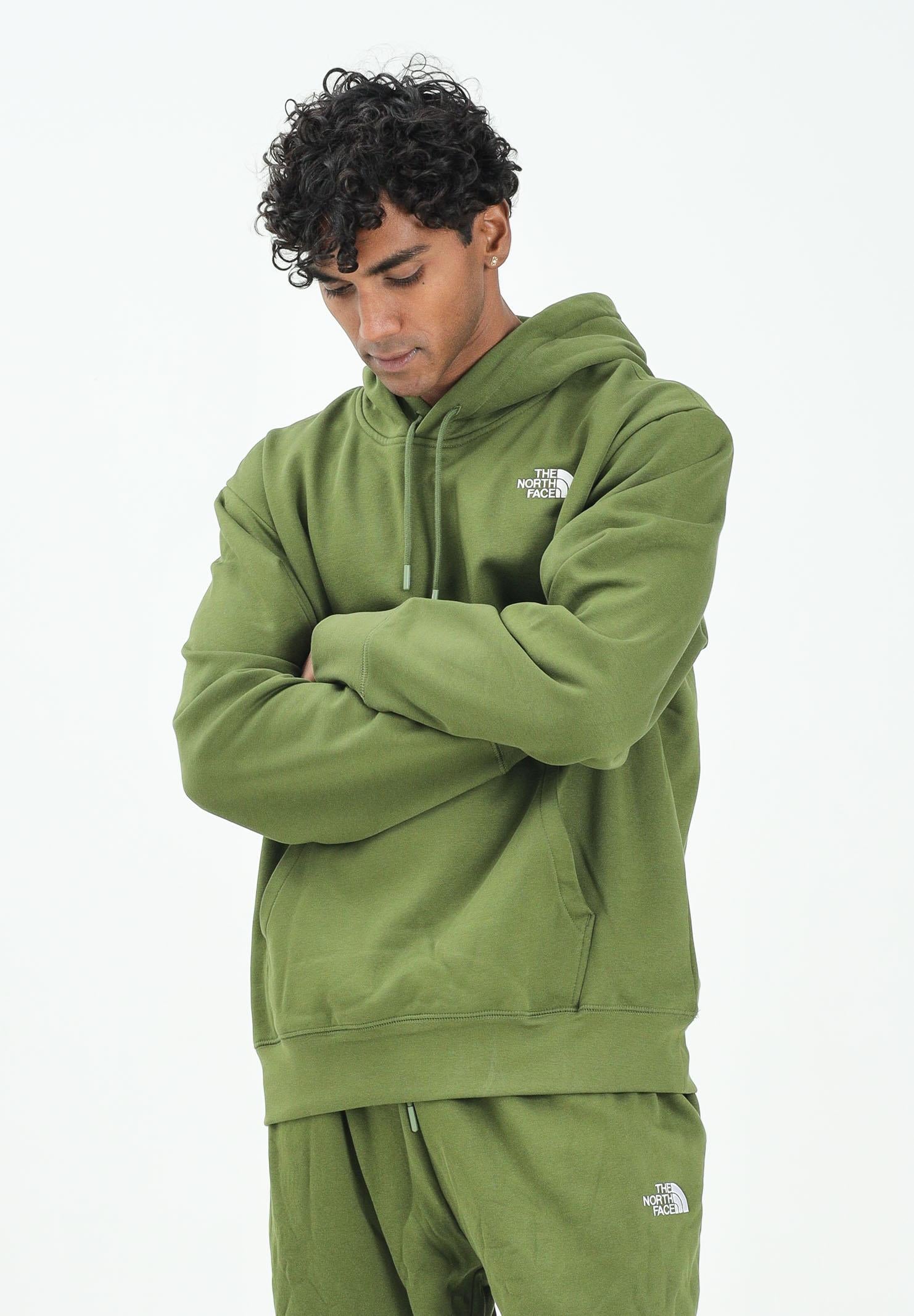 THE NORTH FACE Felpa con cappuccio Essential verde da uomo NF0A89ESBRI1 THE NORTH FACE