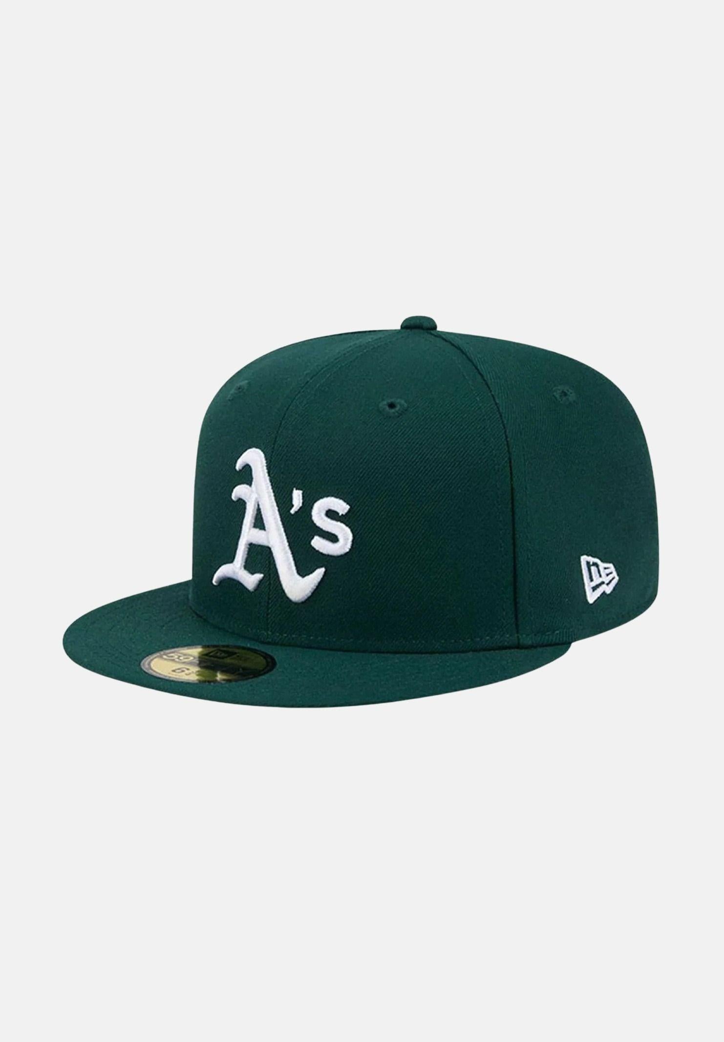 NEW ERA Cappello con visiera 59FIFTY Fitted Athletics MLB Hidden Hit verde da uomo 60803265 . NEW ERA