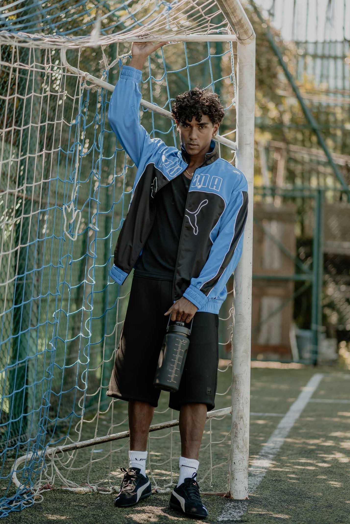 PUMA Giacca a vento FUTURE.PUMA.ARCHIVE blu e nera da uomo 632082 13 PUMA