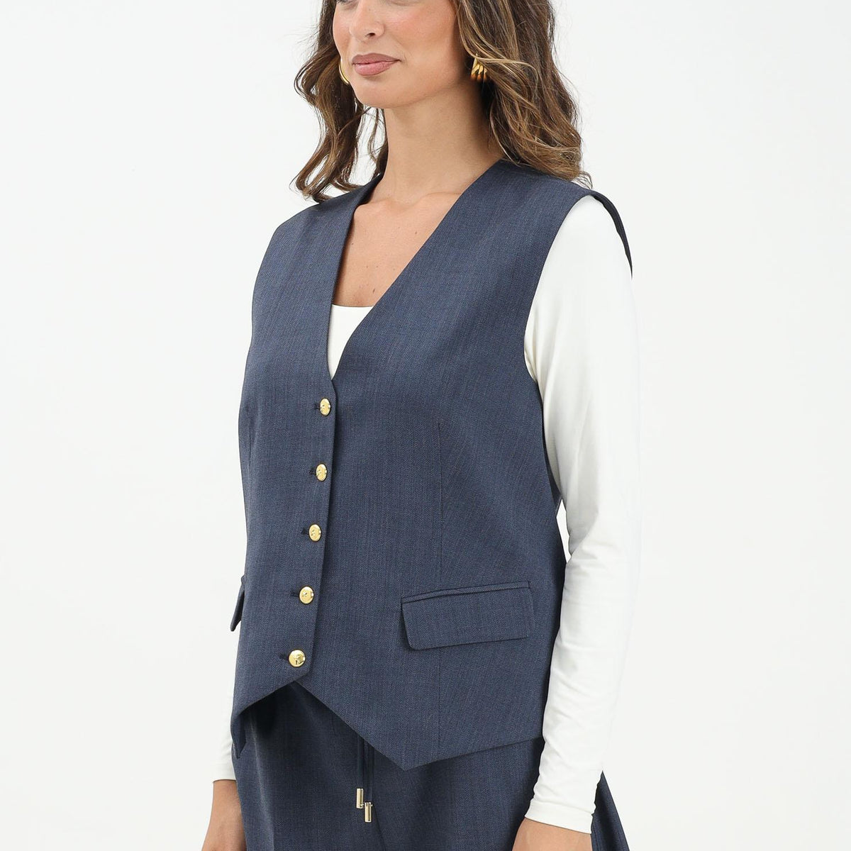 PINKO Damen Weste in blau – Pavidas - Main Image