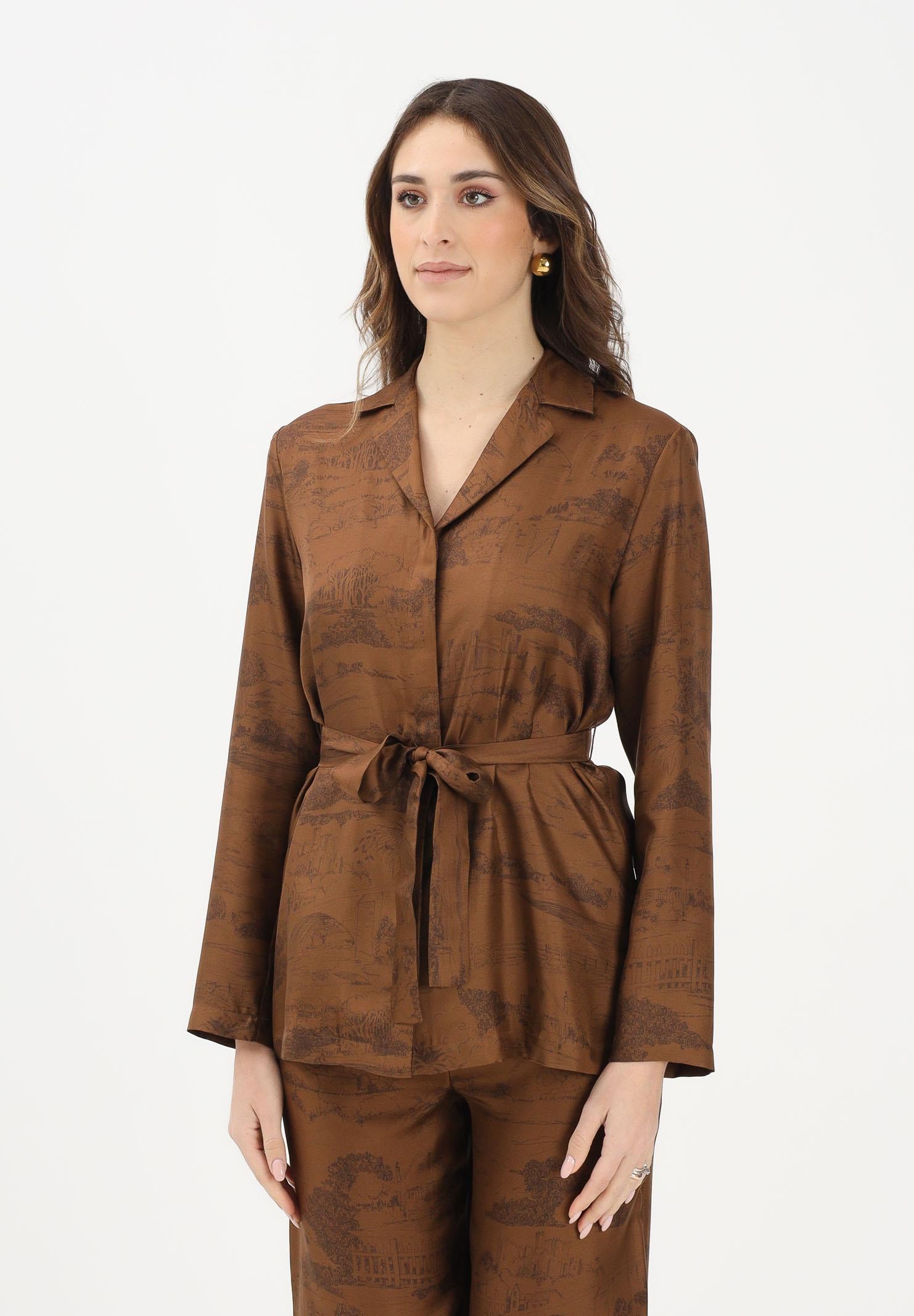 MAX MARA Camicia a manica lunga MSTABITURO marrone da donna 2616191031600 004 MAXMARA