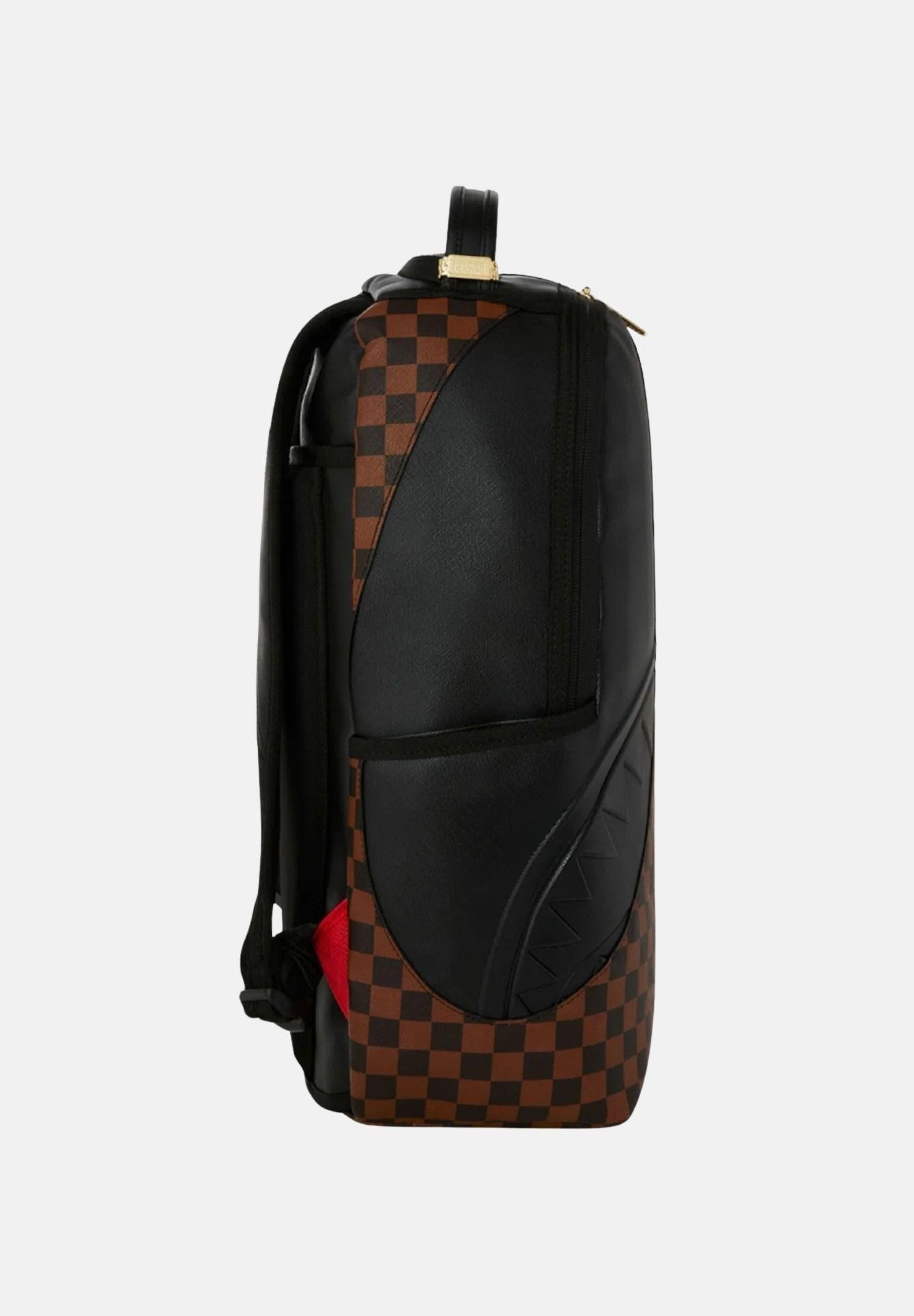 SPRAYGROUND Zaino JETSTREAM BROWN BACKPACK marrone e nero per uomo e donna 910B8281NSZ . SPRAYGROUND