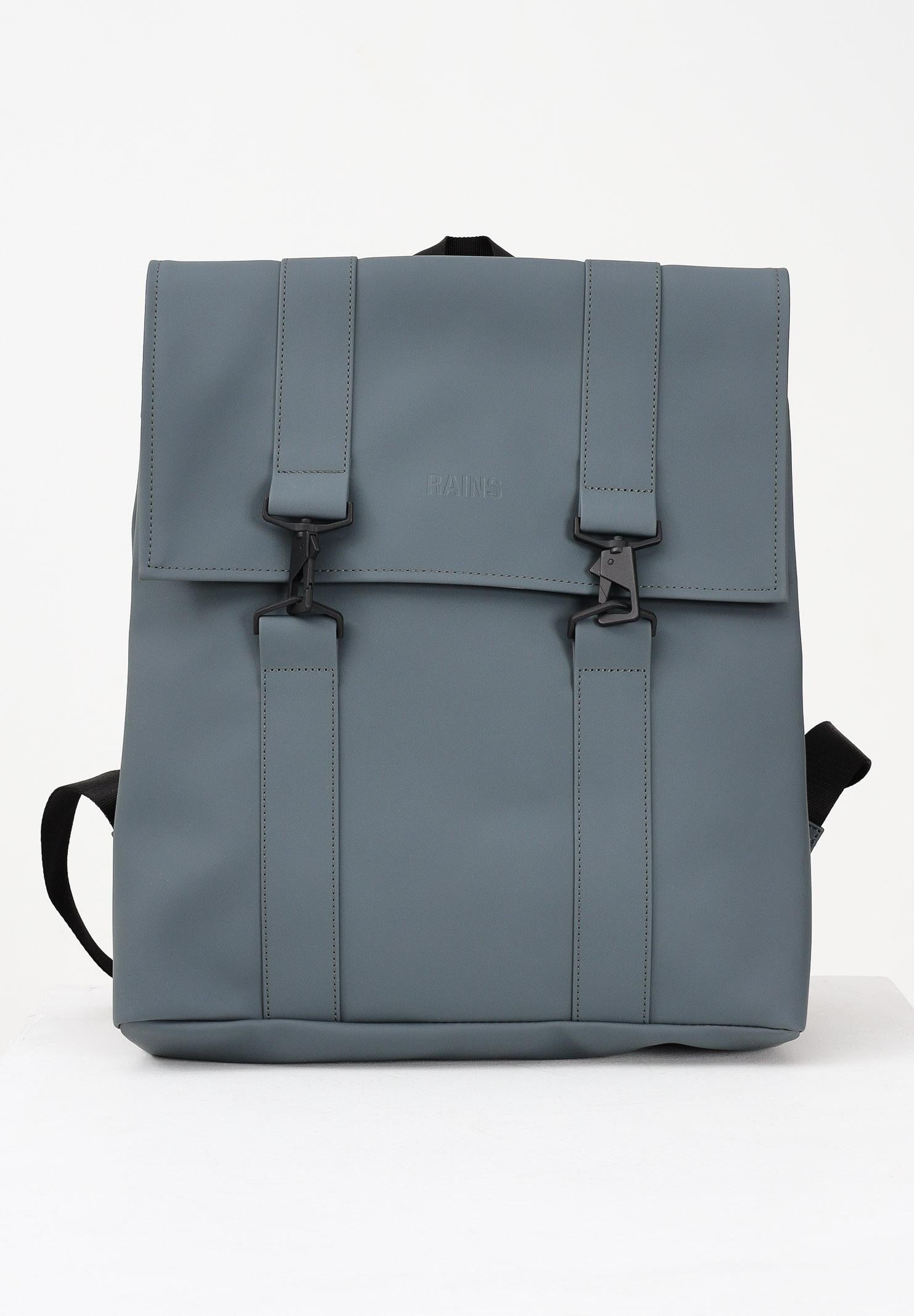 RAINS Zaino MSN blu laguna per uomo e donna RA13300 LAG RAINS