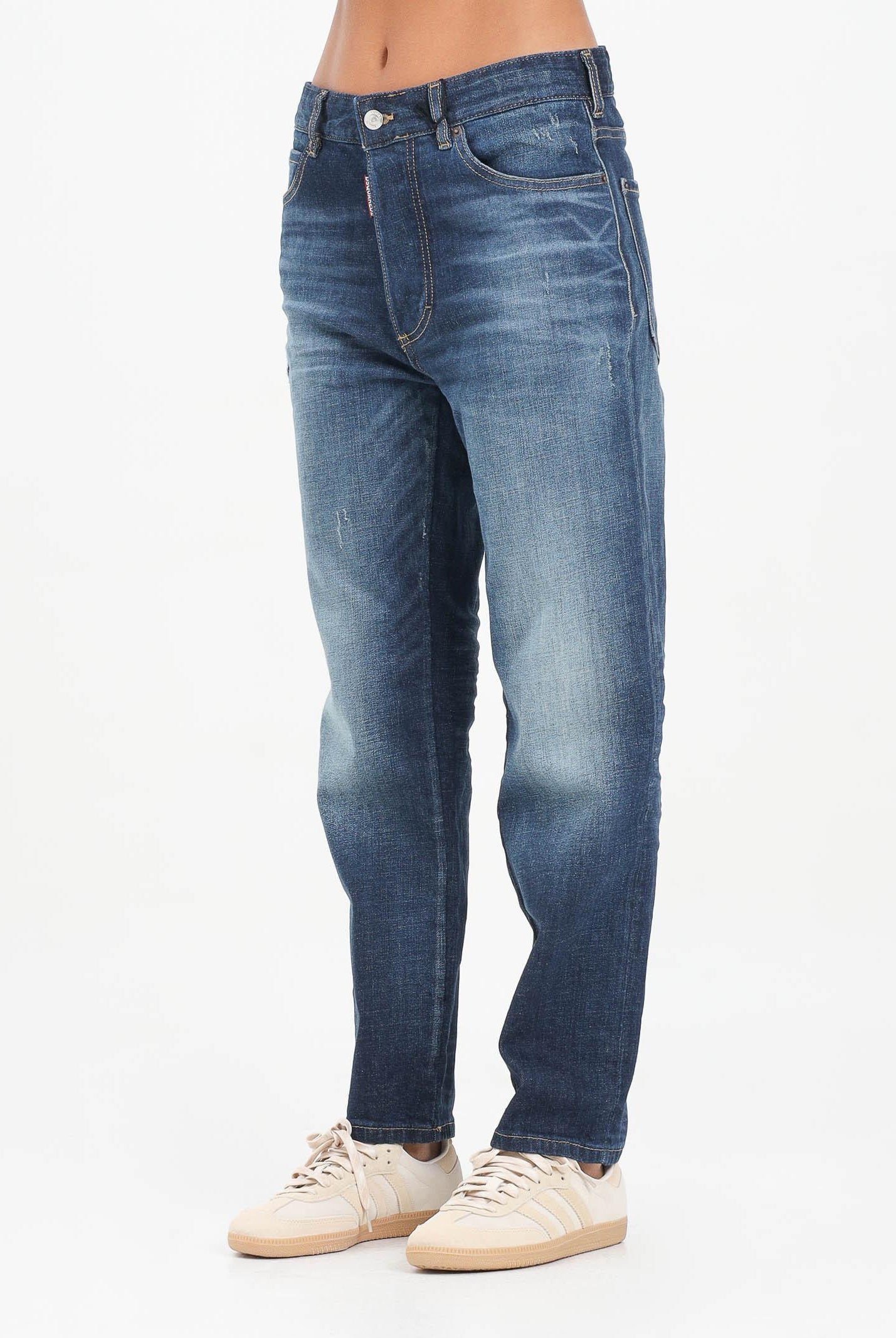 DSQUARED2 Jeans Boss 10 in denim blu per donna, ragazzi e bambini DQ2241D0AER DQ01 DSQUARED2