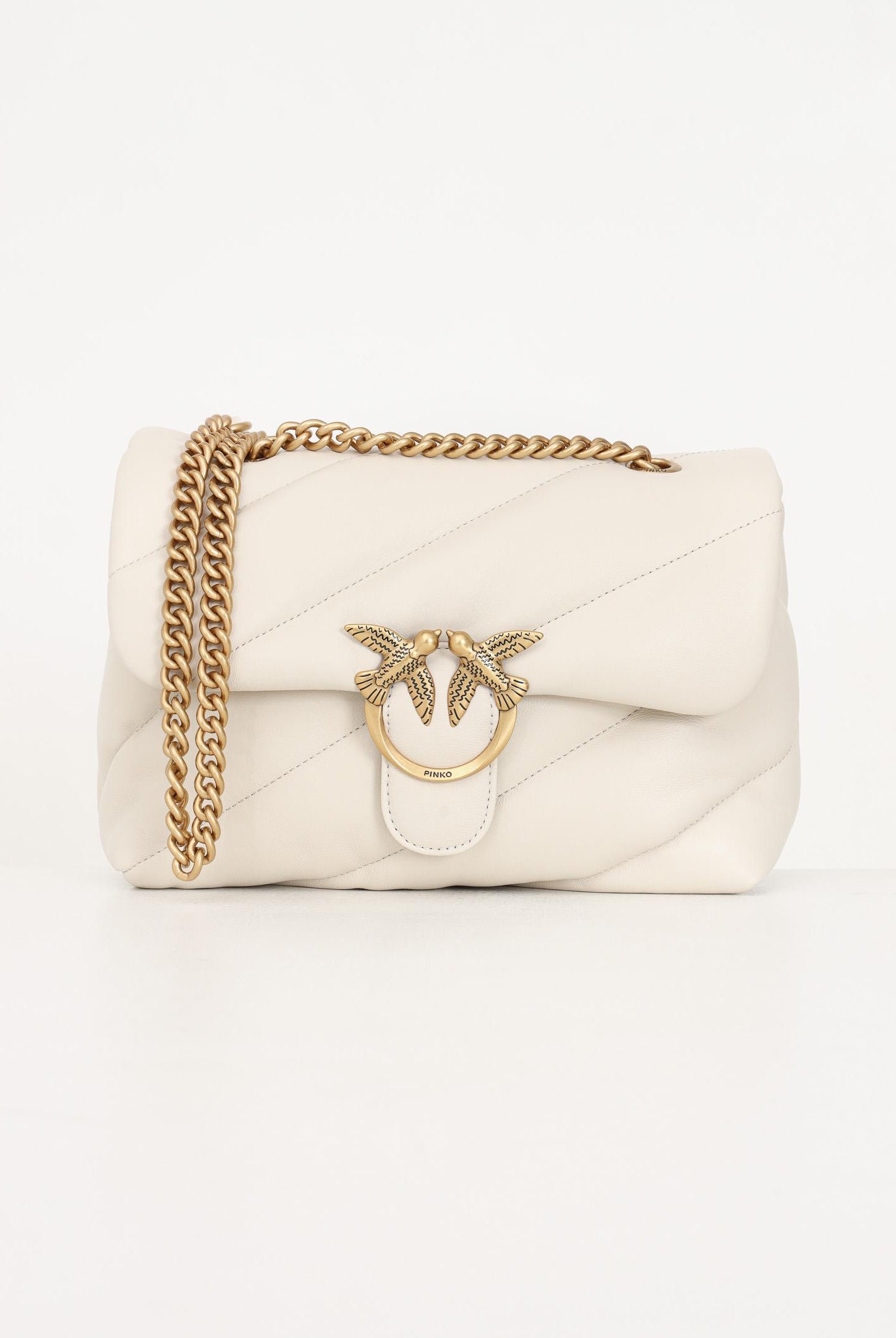 PINKO Borsa a tracolla Classic Love Bag Puff panna da donna 100038A0F2 Z14Q PINKO