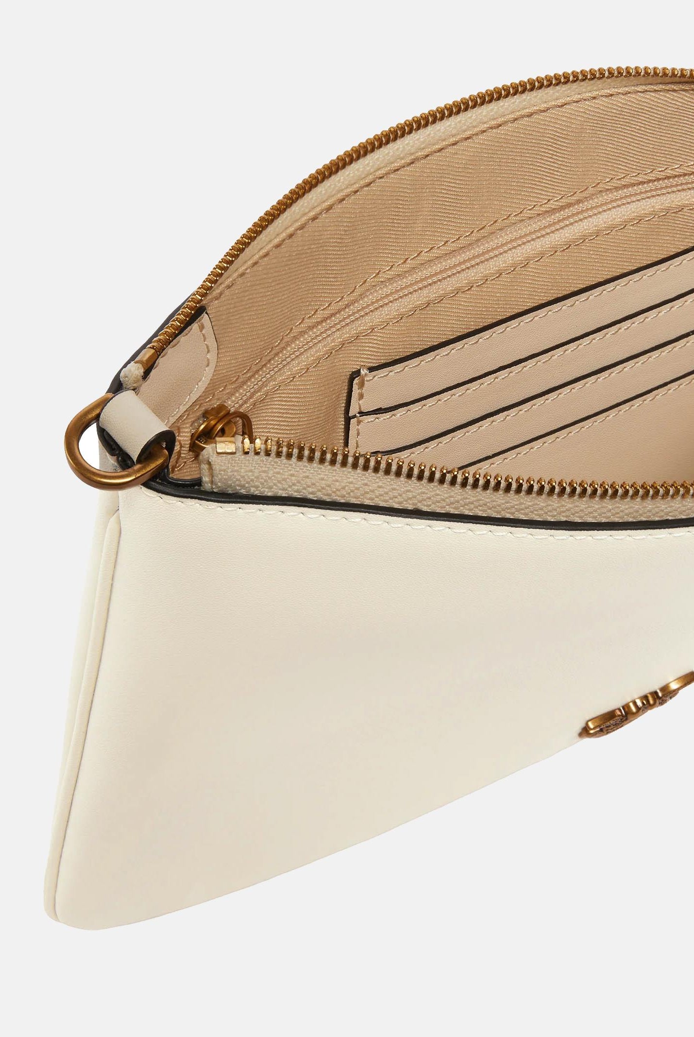 PINKO Pochette Classic Flat Love Bag Simply panna da donna 100455A0F1 Z14Q PINKO