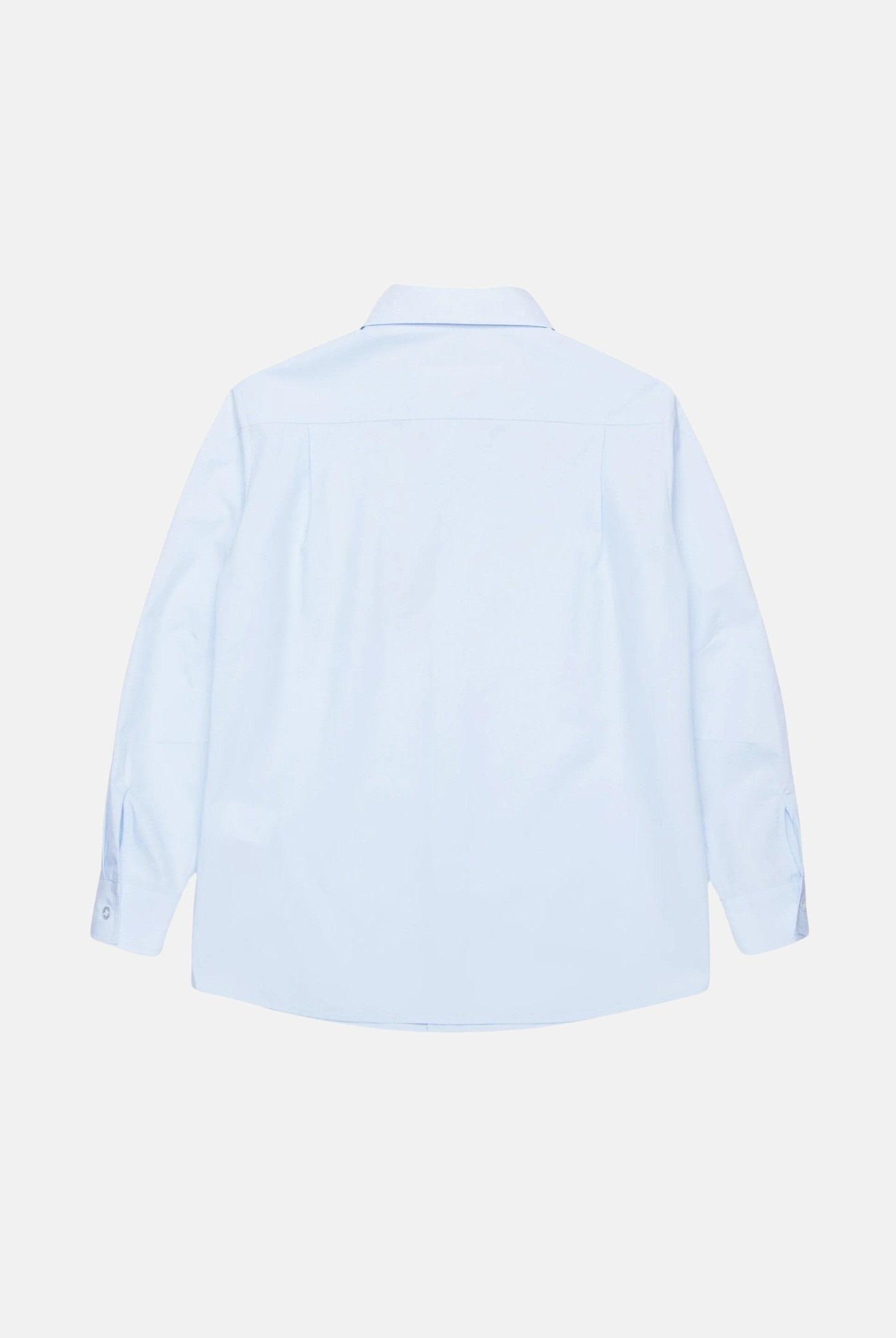 Camicia casual azzurra per donna e bambina con stampa Numbers M60659MM014 M6806 MAISON MARGIELA