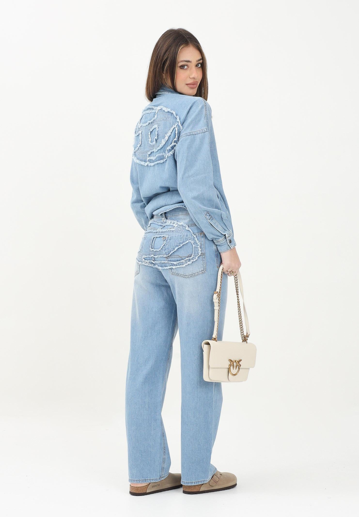 DIESEL Jeans 2001 D-Macro-J in denim chiaro per donna, ragazze e bambine J01923KXBNK K01 DIESEL