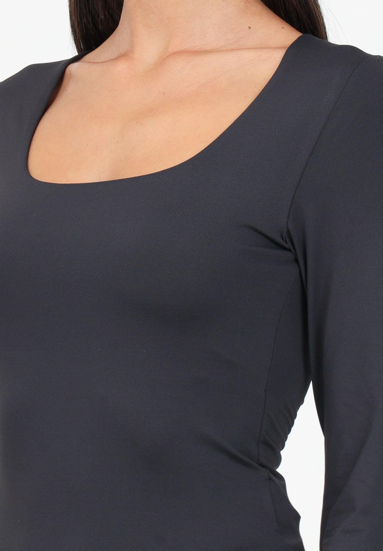 ONLY T-shirt a manica lunga nera da donna 15302647 Black ONLY