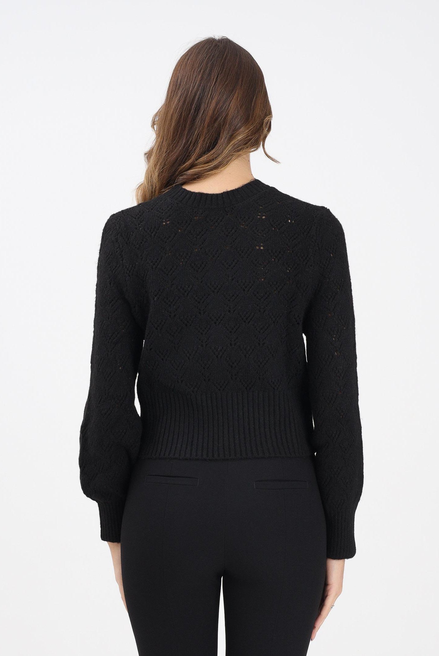 JDY Cardigan corto nero da donna 15355619 Black JDY