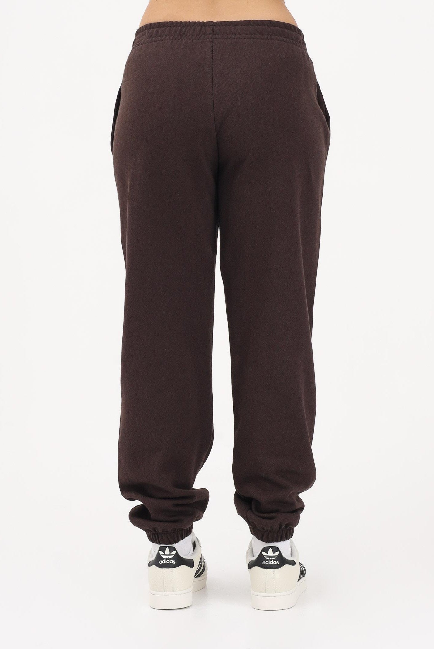 ADIDAS ORIGINALS Pantalone sportivo Essentials French Terry Regular Cuffed marrone da donna KC9071 . ADIDAS ORIGINALS