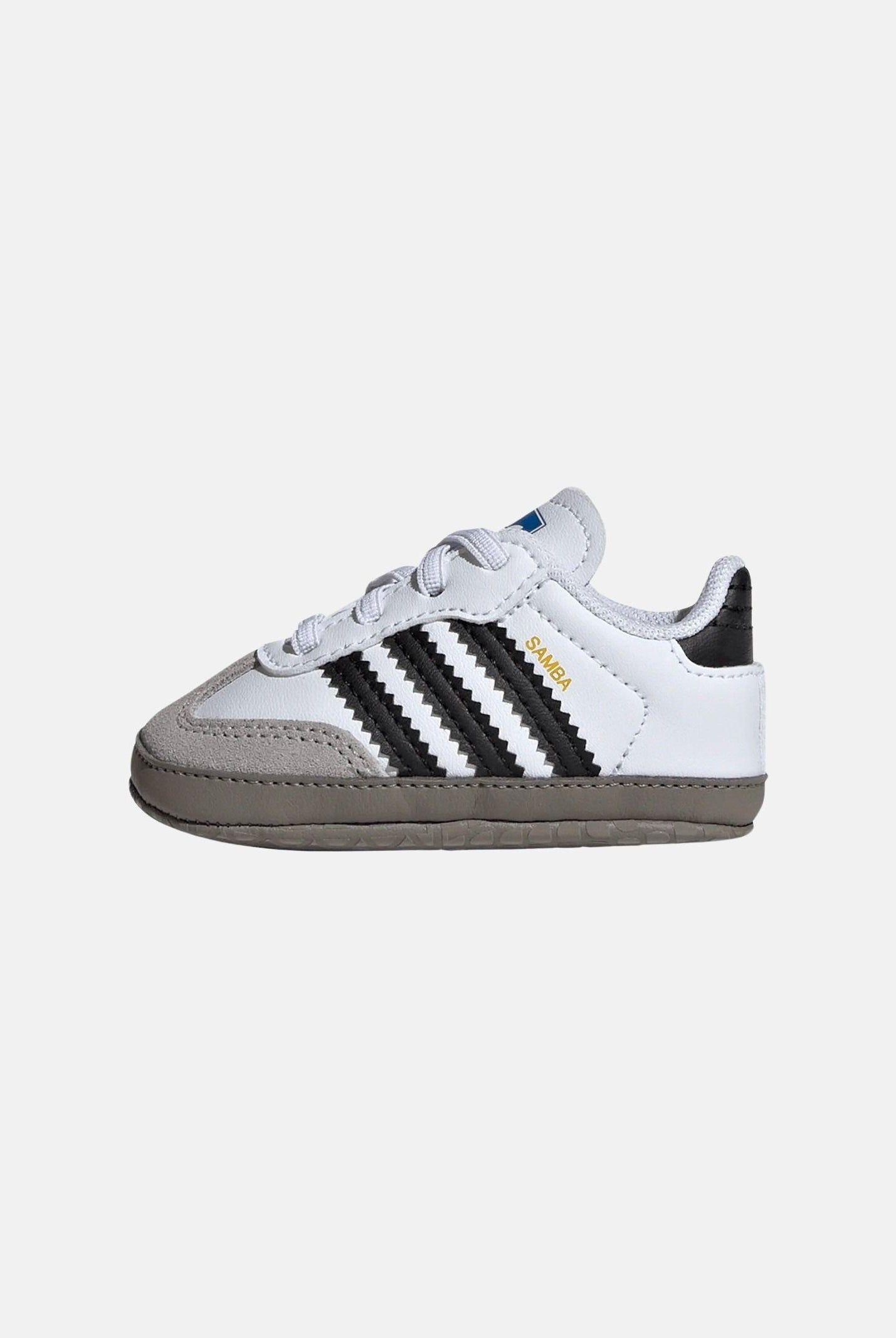 ADIDAS ORIGINALS Scarpe da culla Samba bianche e nere da neonato JI2758 . ADIDAS ORIGINALS