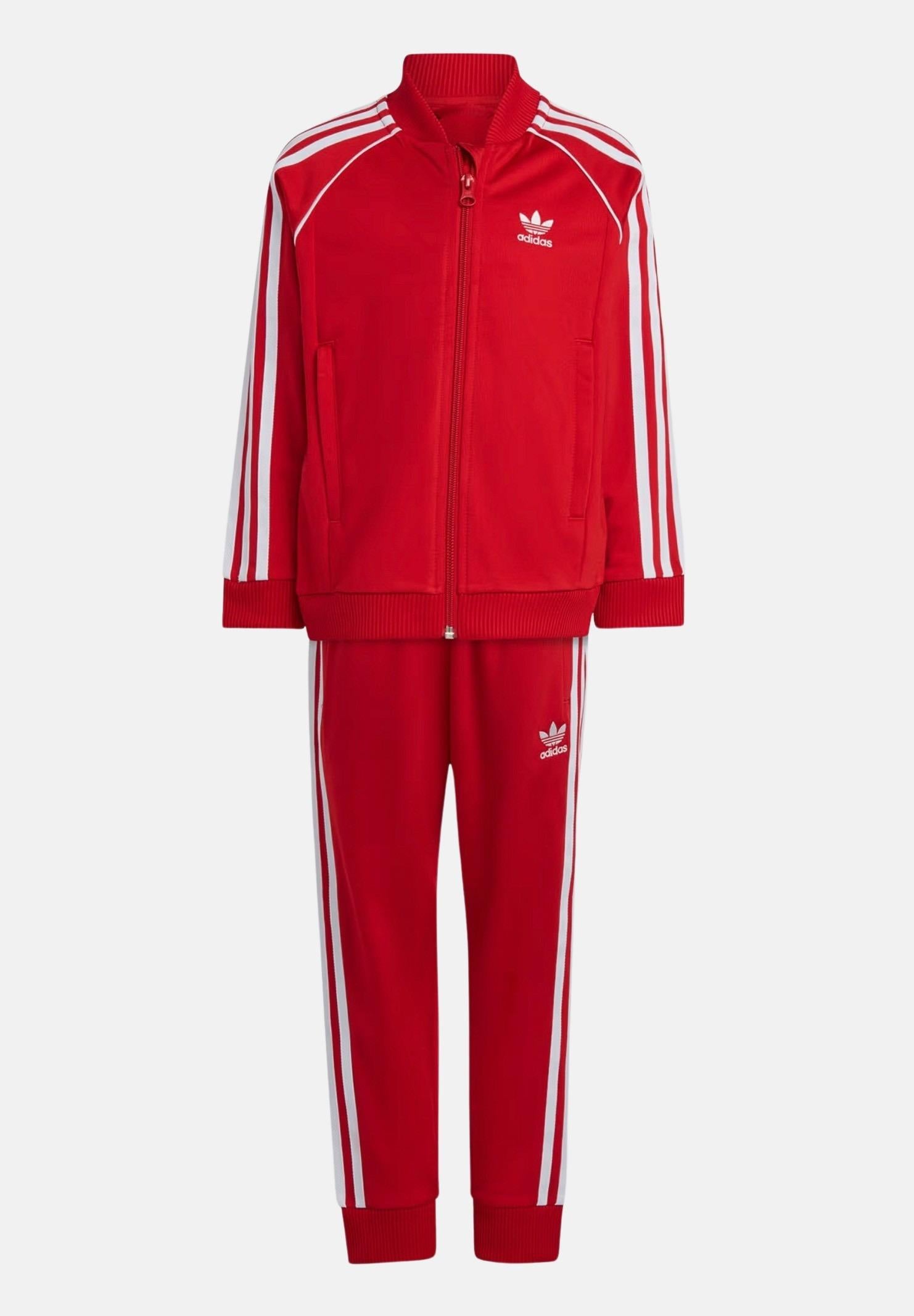 Tuta ADICOLOR SST rossa per bambino e bambina IX7625 ADIDAS ORIGINALS
