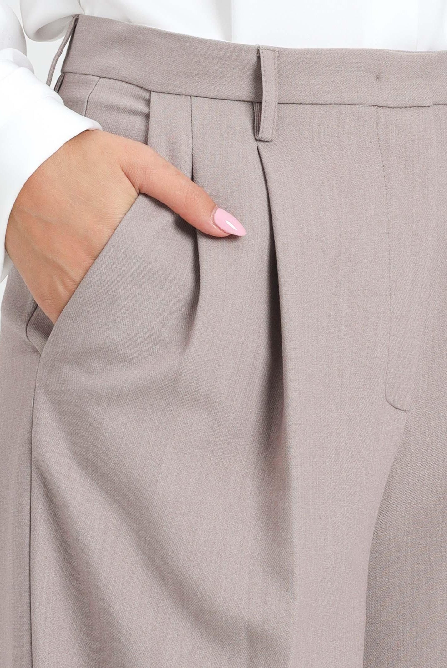 SIMONA CORSELLINI Pantalone elegante beige da donna A25CPPA01101-C00043 V0703 SIMONA CORSELLINI