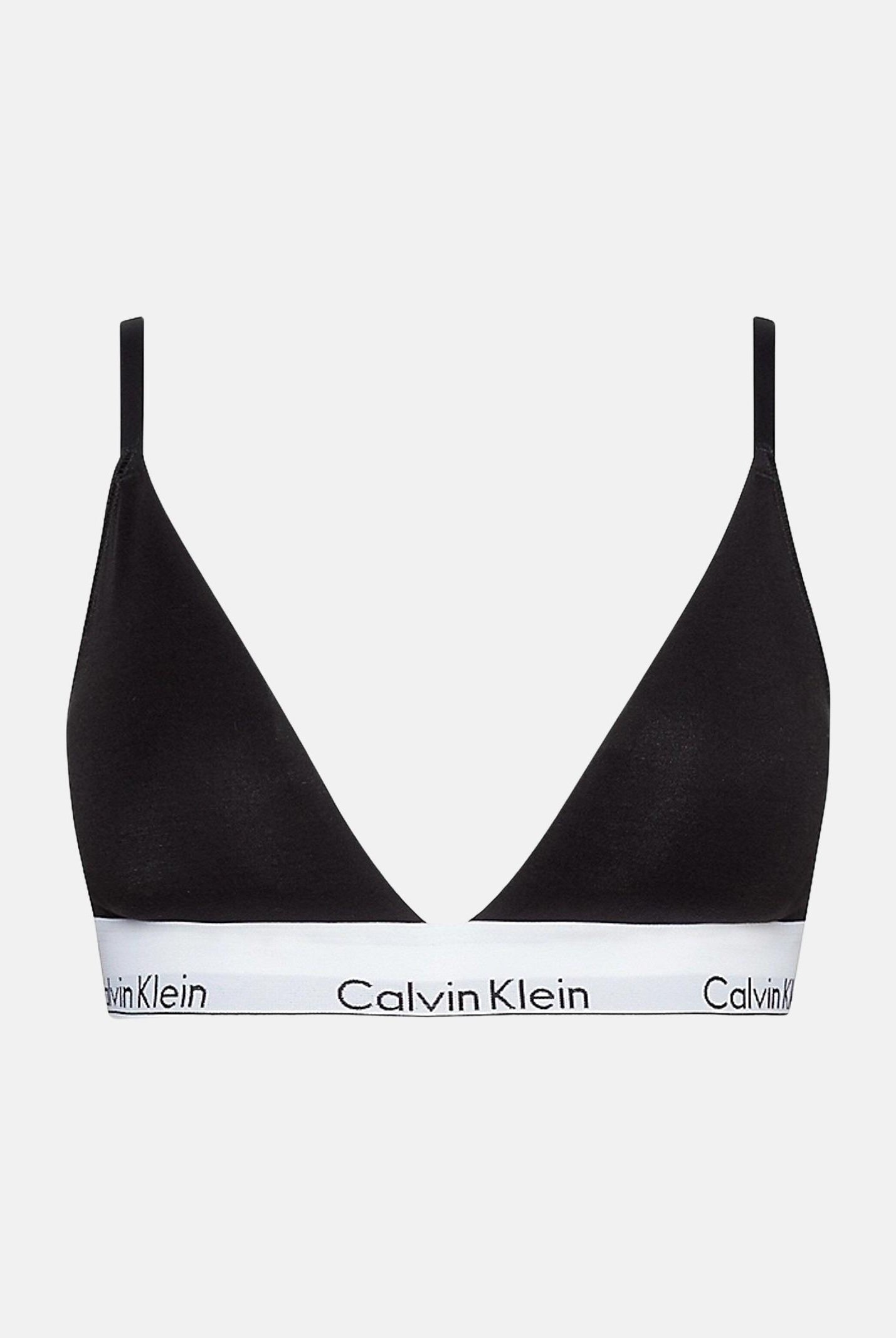 CALVIN KLEIN Reggiseno nero da donna con logo 000QF5650E UB1 CALVIN KLEIN
