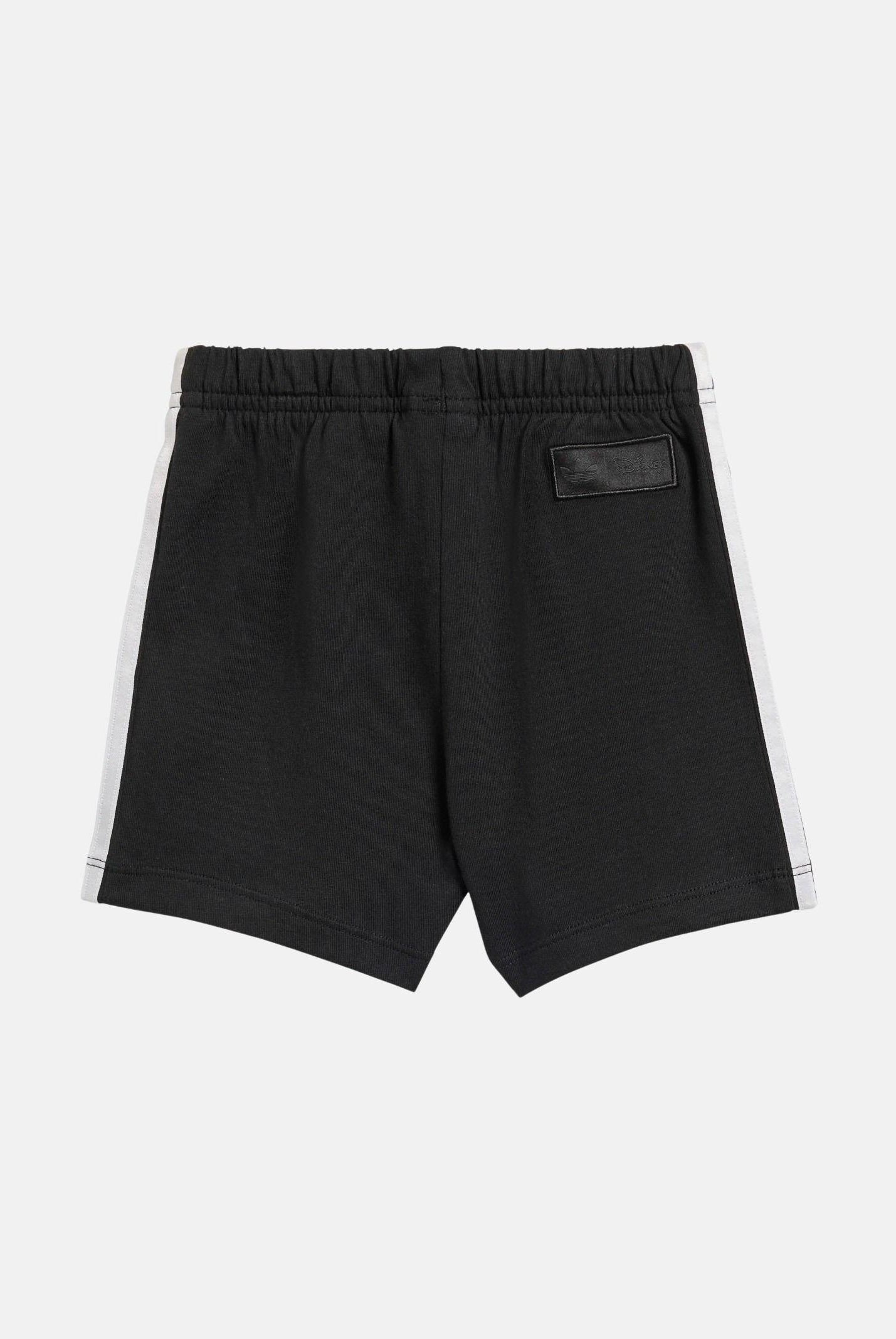 ADIDAS ORIGINALS completino Set T-shirt e short bianco e nero da neonato KE0476 . ADIDAS ORIGINALS