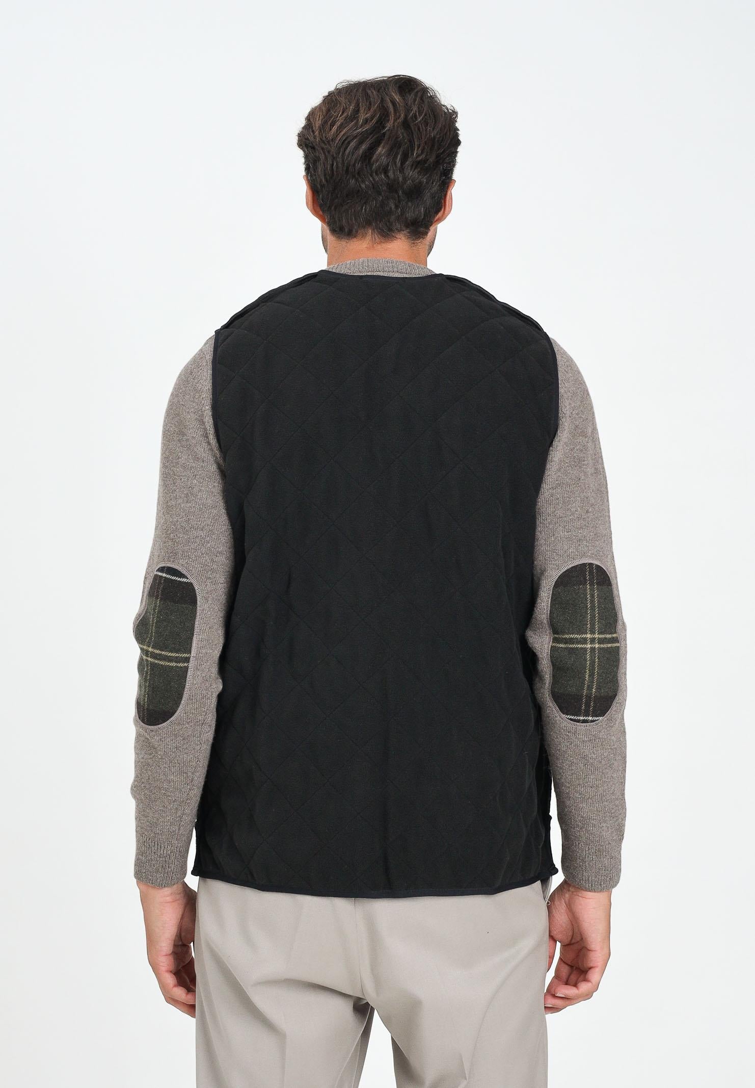 BARBOUR Smanicato Polarquilt nero da uomo da abbinare alla giacca Ashby 252MMLI0002 BK91 BARBOUR